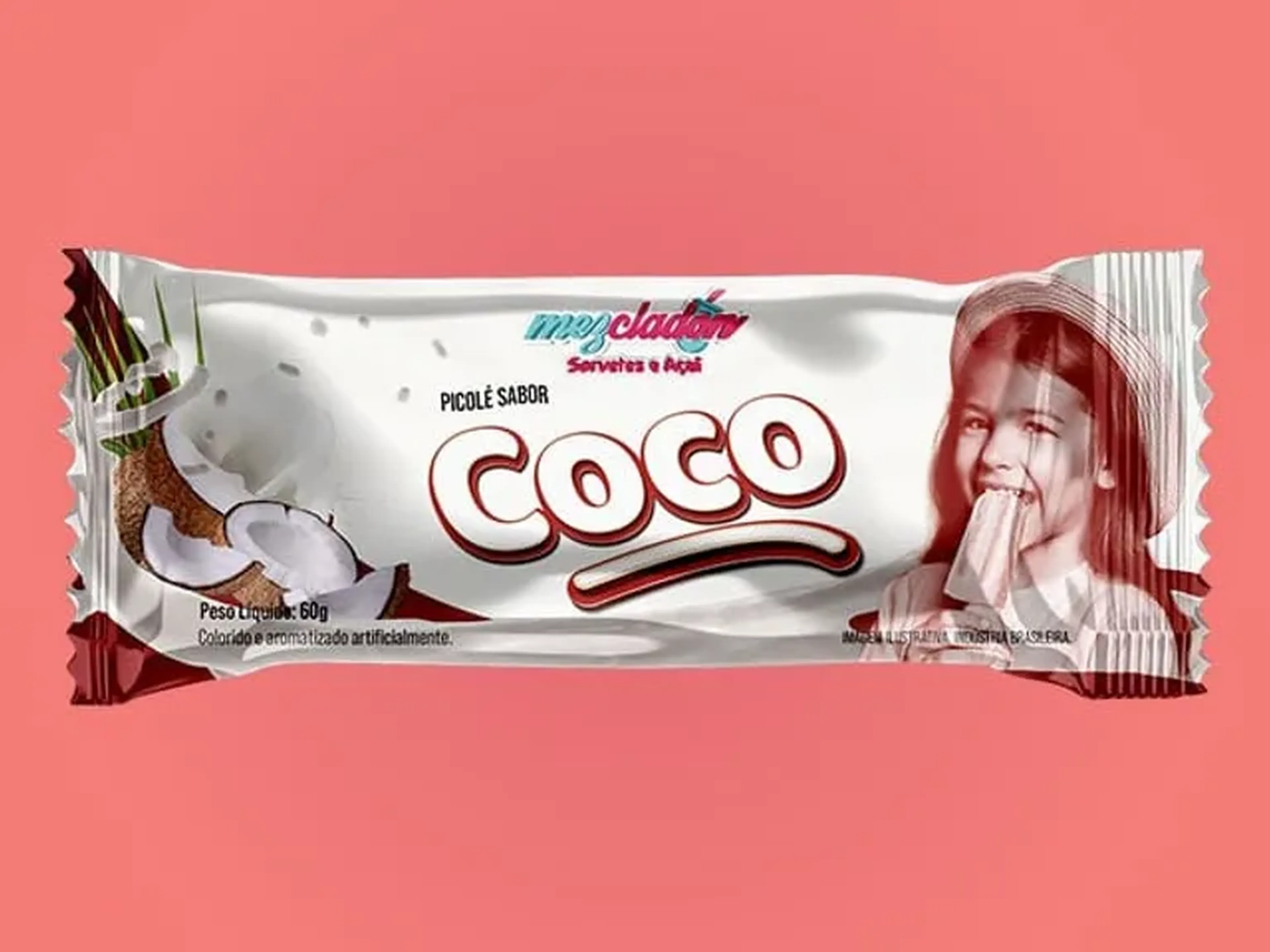 Picolé de coco Mezcladón imagem