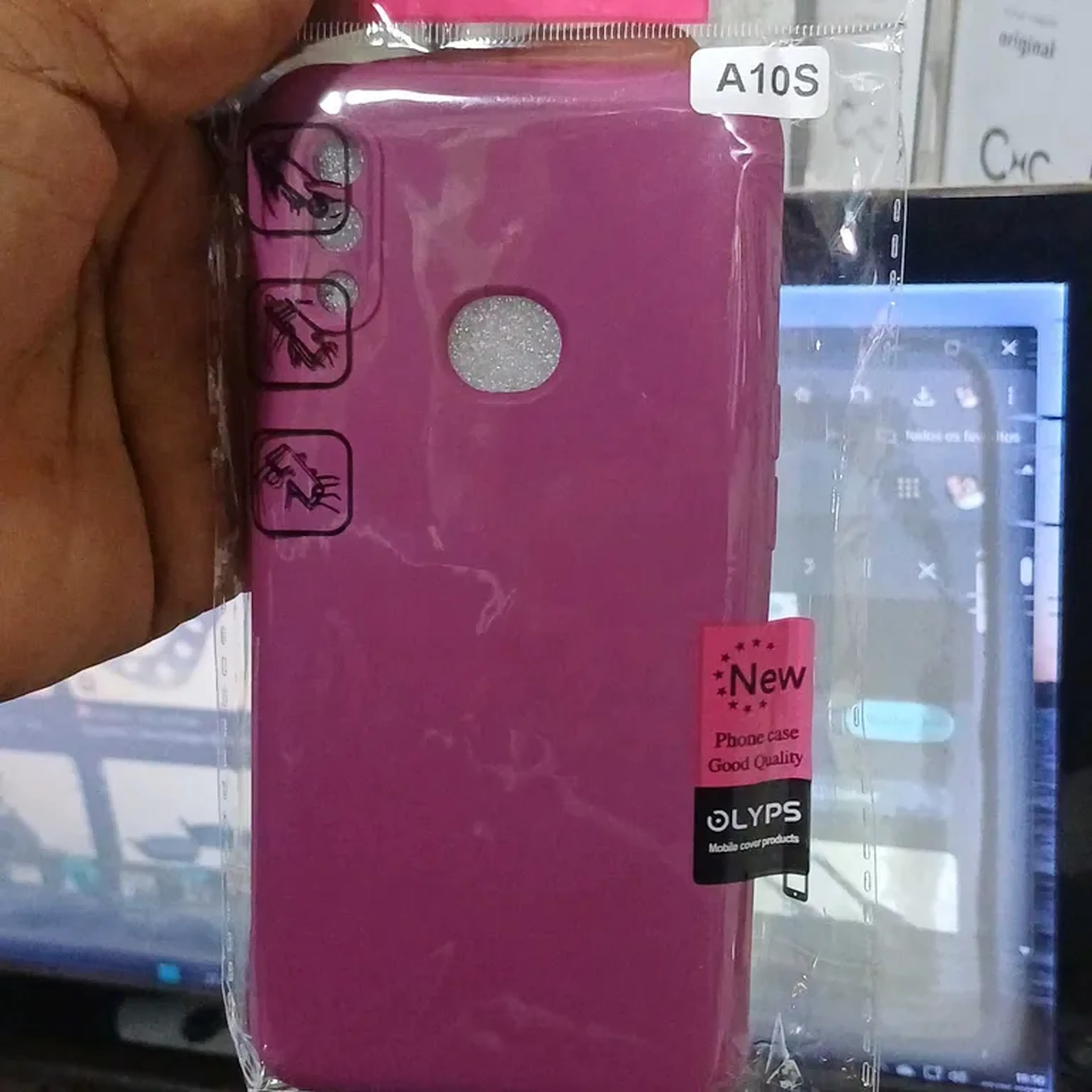 Capinha para Galaxy A10S, Silicone Aveludada imagem