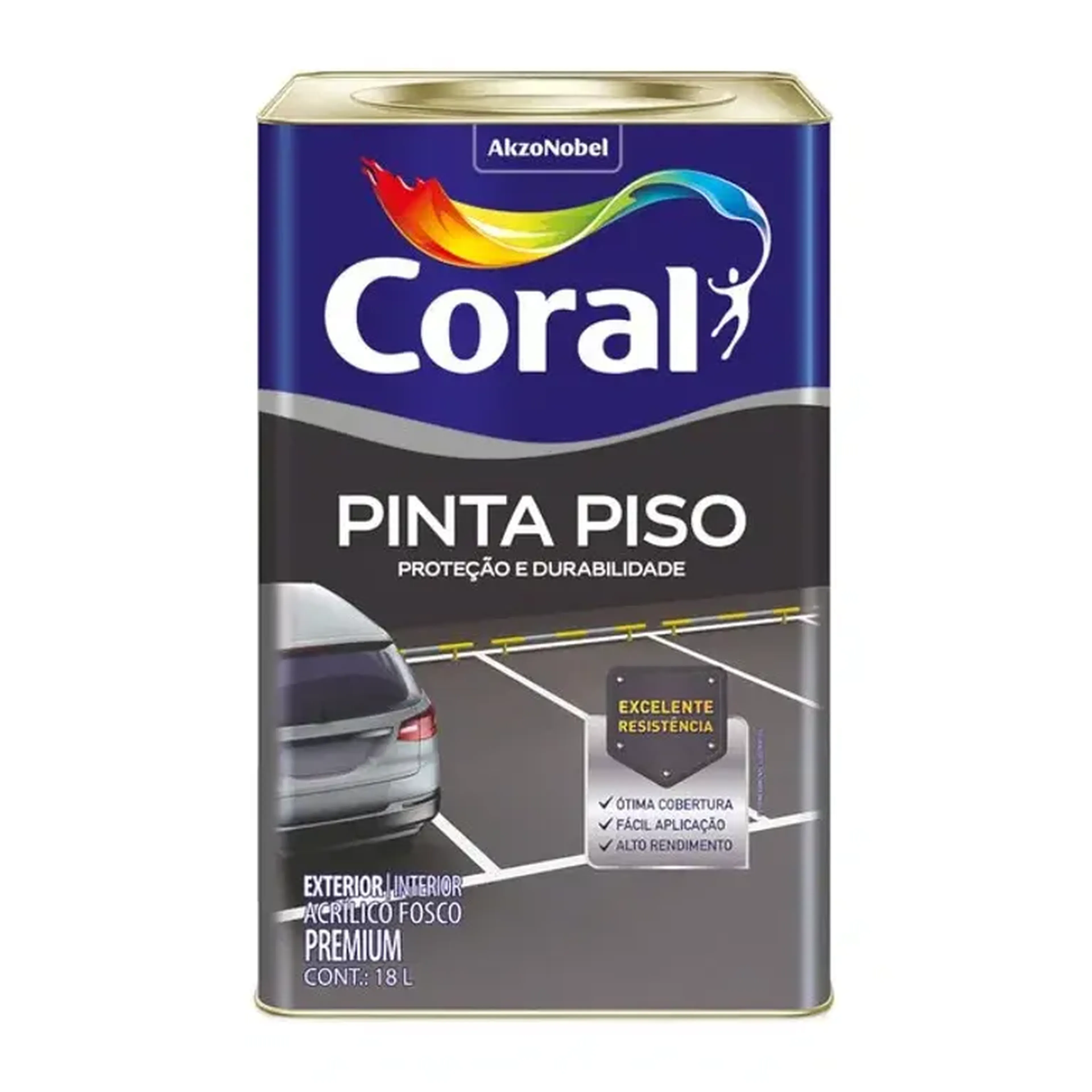 TINTA PINTA PISO CORAL LT 18 L imagem