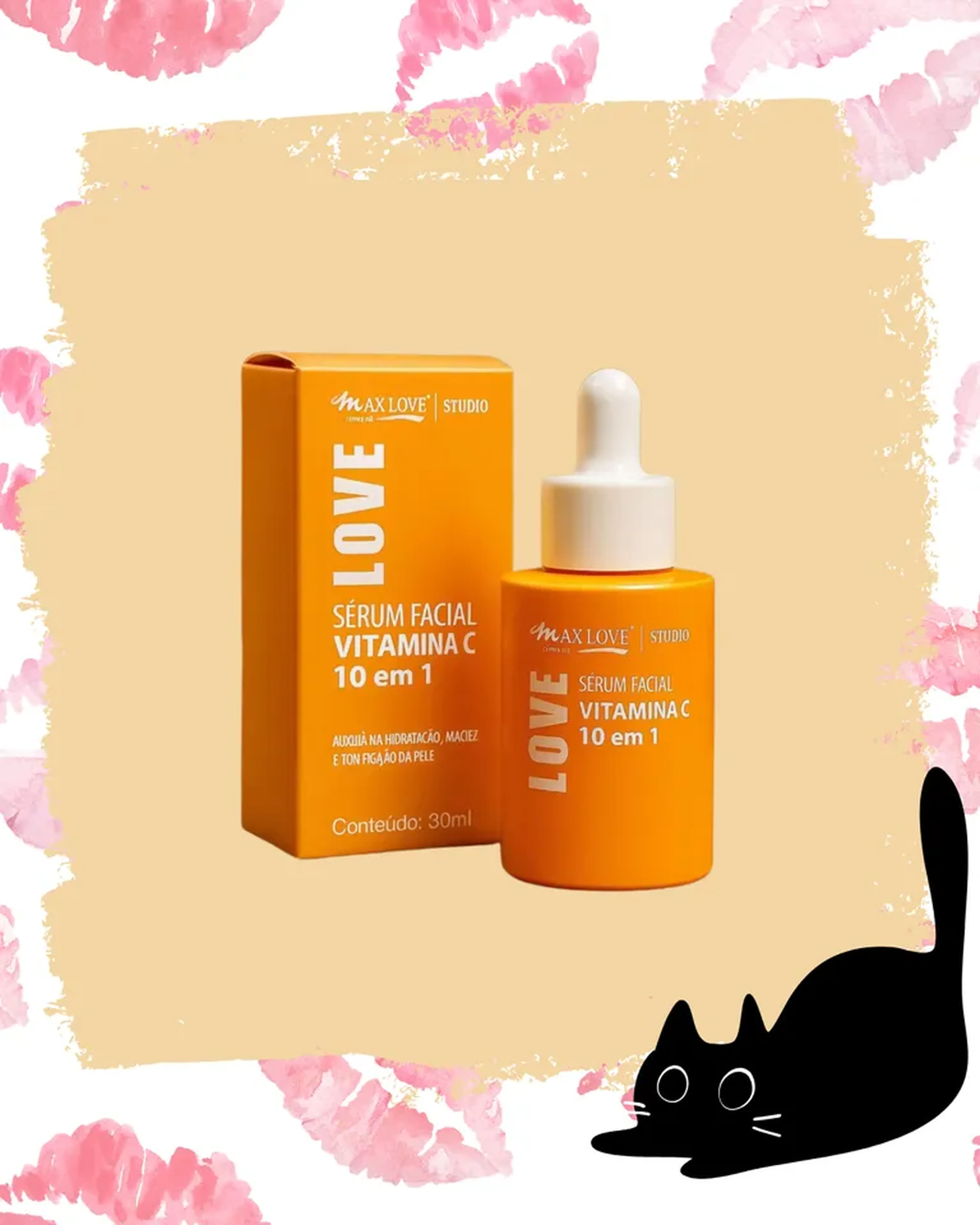 Sérum facial vitamina c Max Love imagem