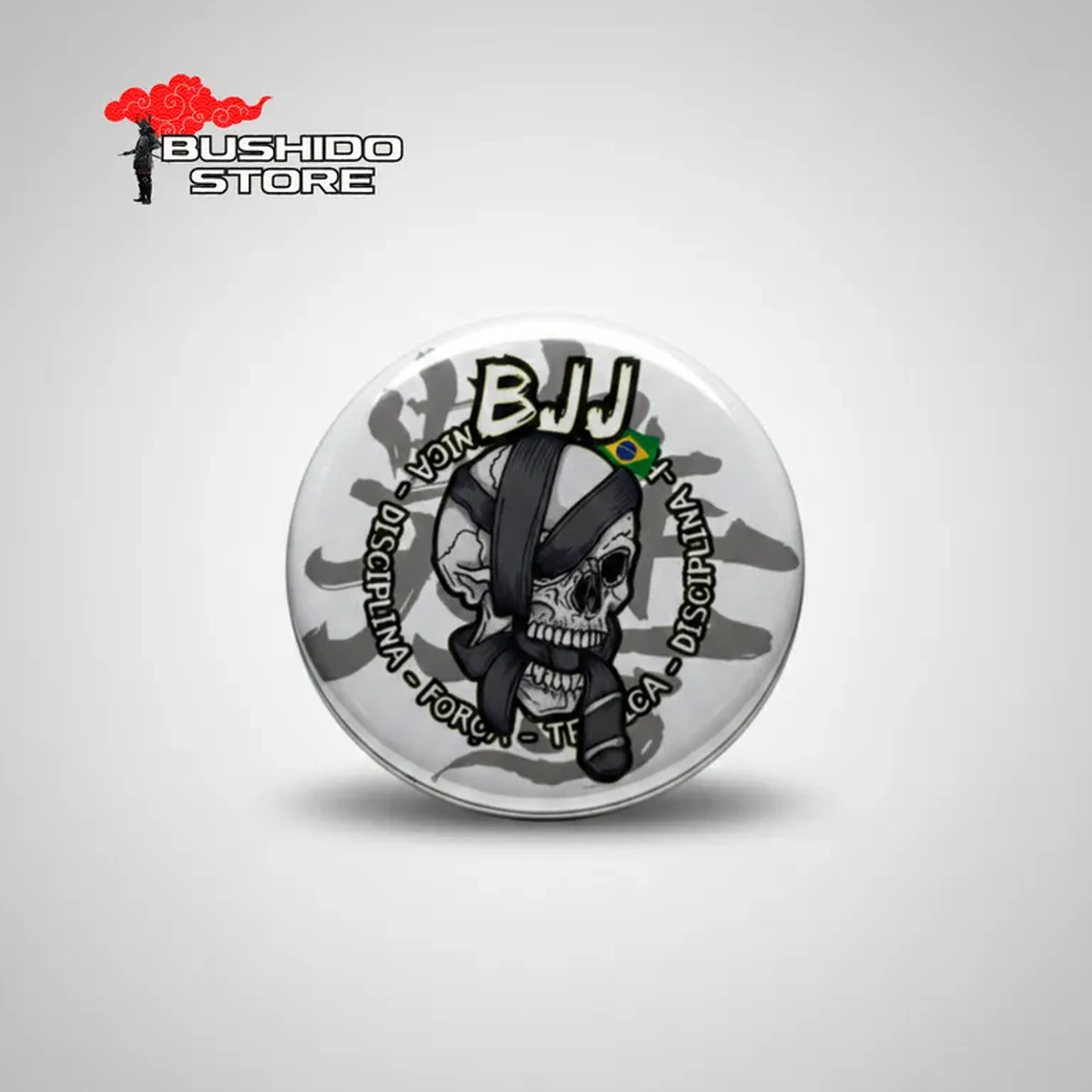 Bottom - caveira BJJ - 3,5 CM imagem