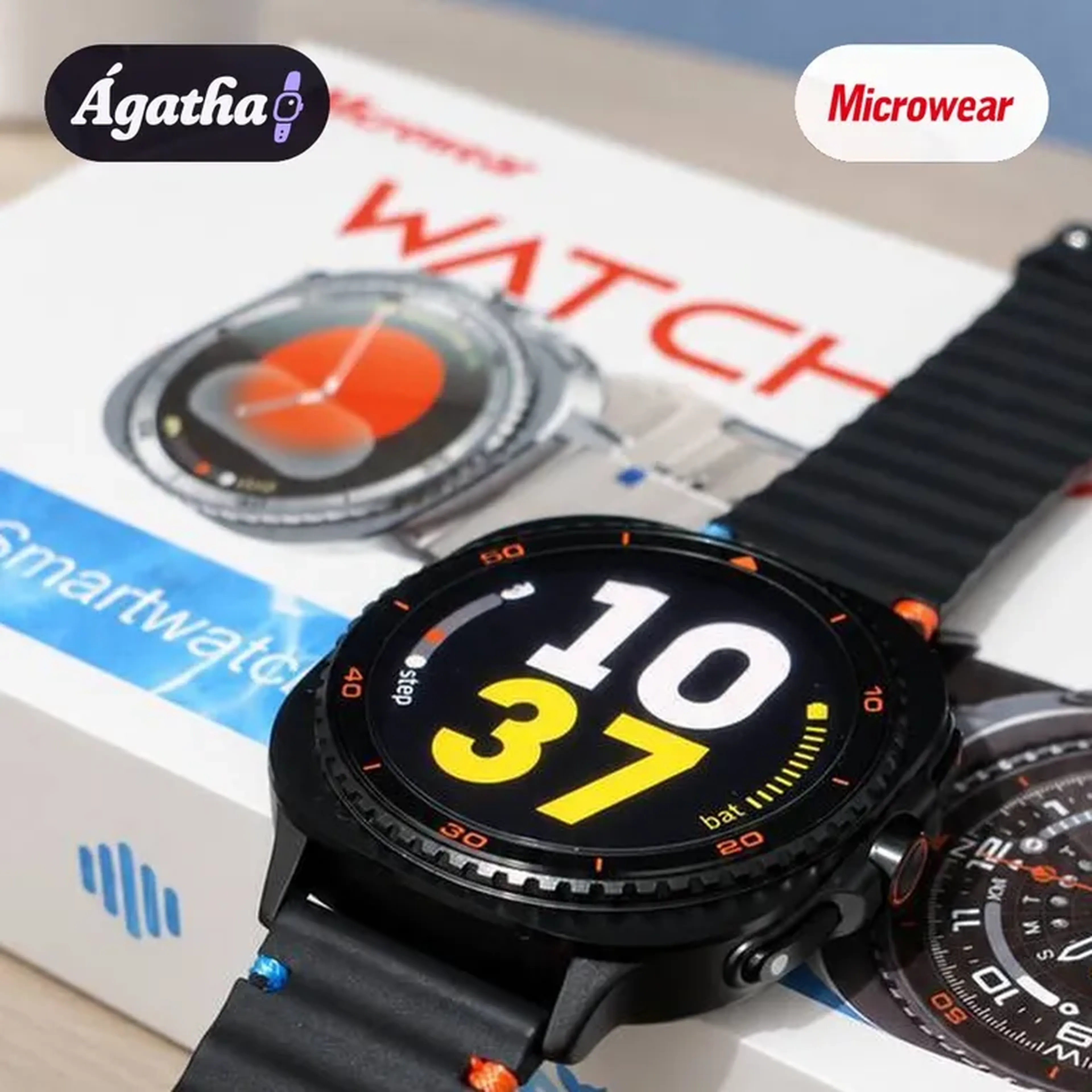 Smartwatch MA33 — redondo 46 mm AMOLED imagem