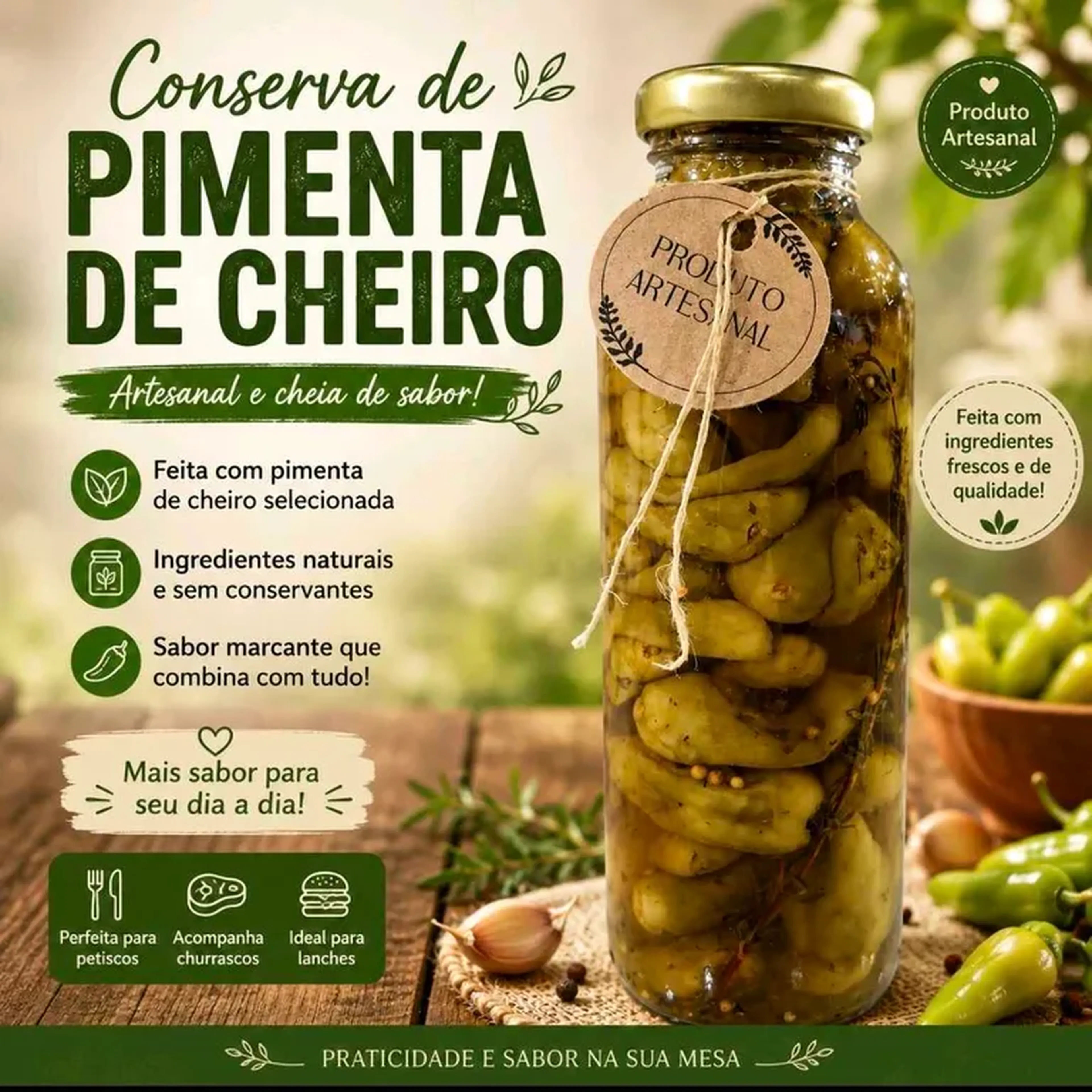 Pimenta de Cheiro Verde imagem
