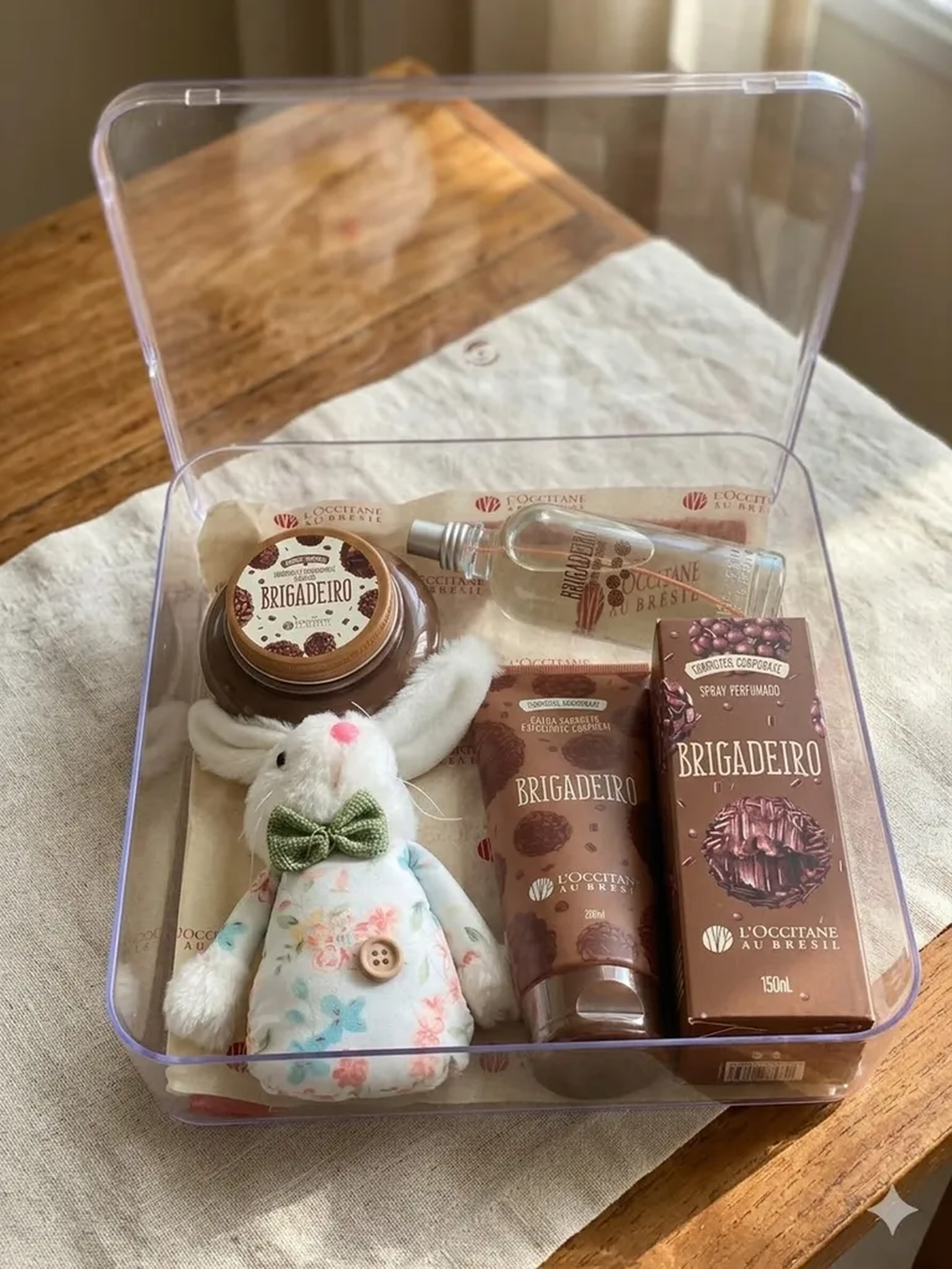 Box Presente Brigadeiro Caixa Acrílica_Revendedora L'Occitane imagem