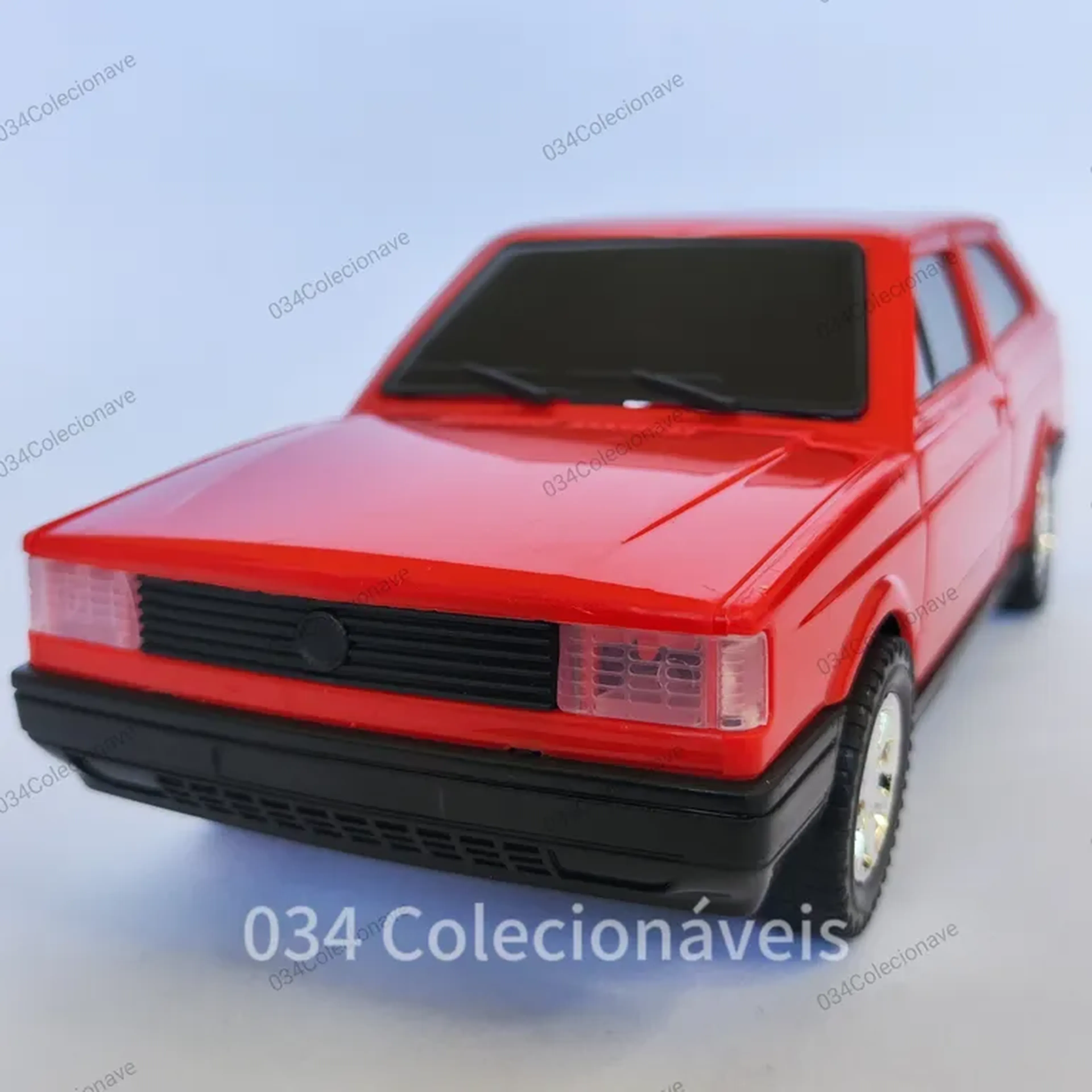 Miniatura Gol Quadrado De Plástico Diverplas Vermelho imagem