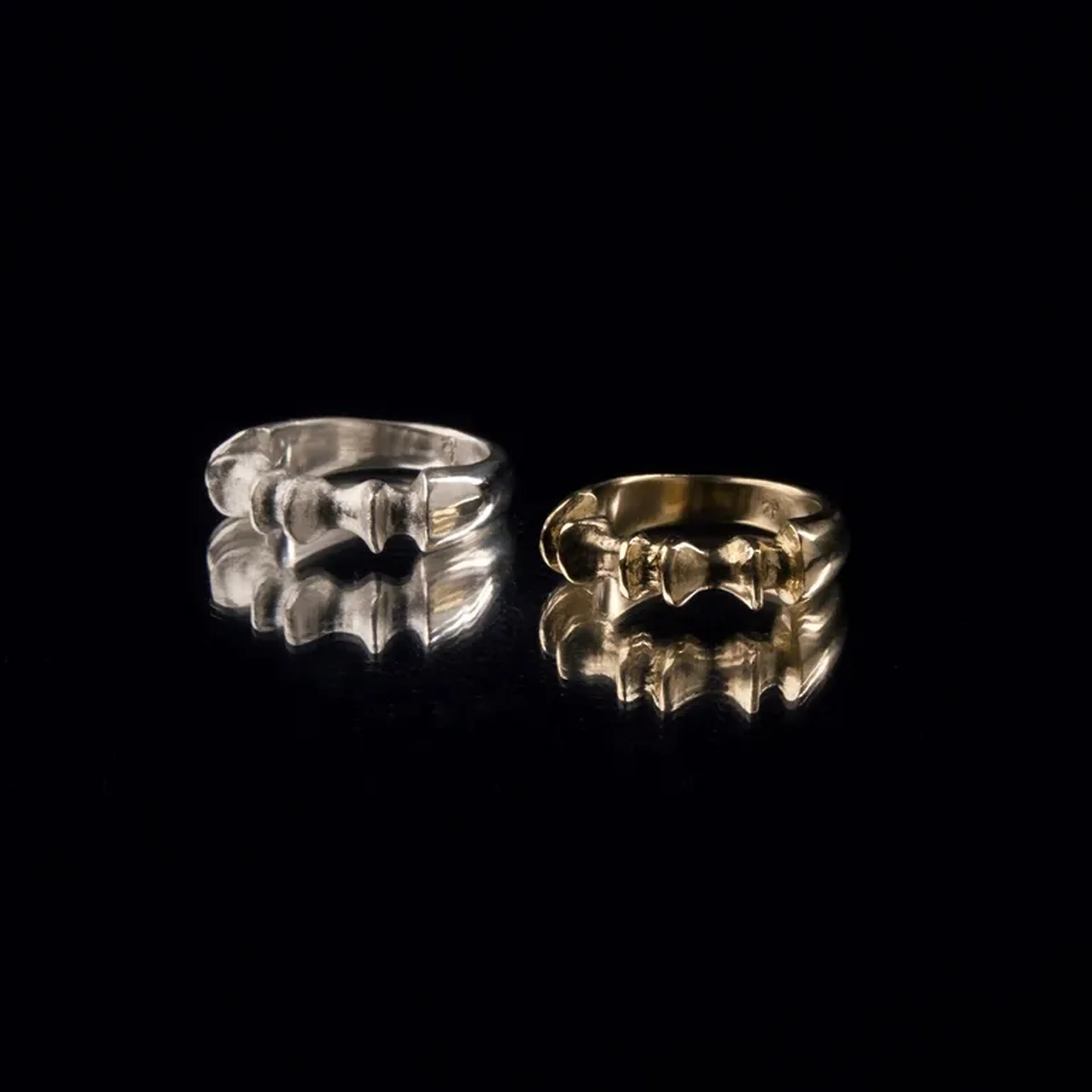 Anel Arco de Pontas - Dourado imagem