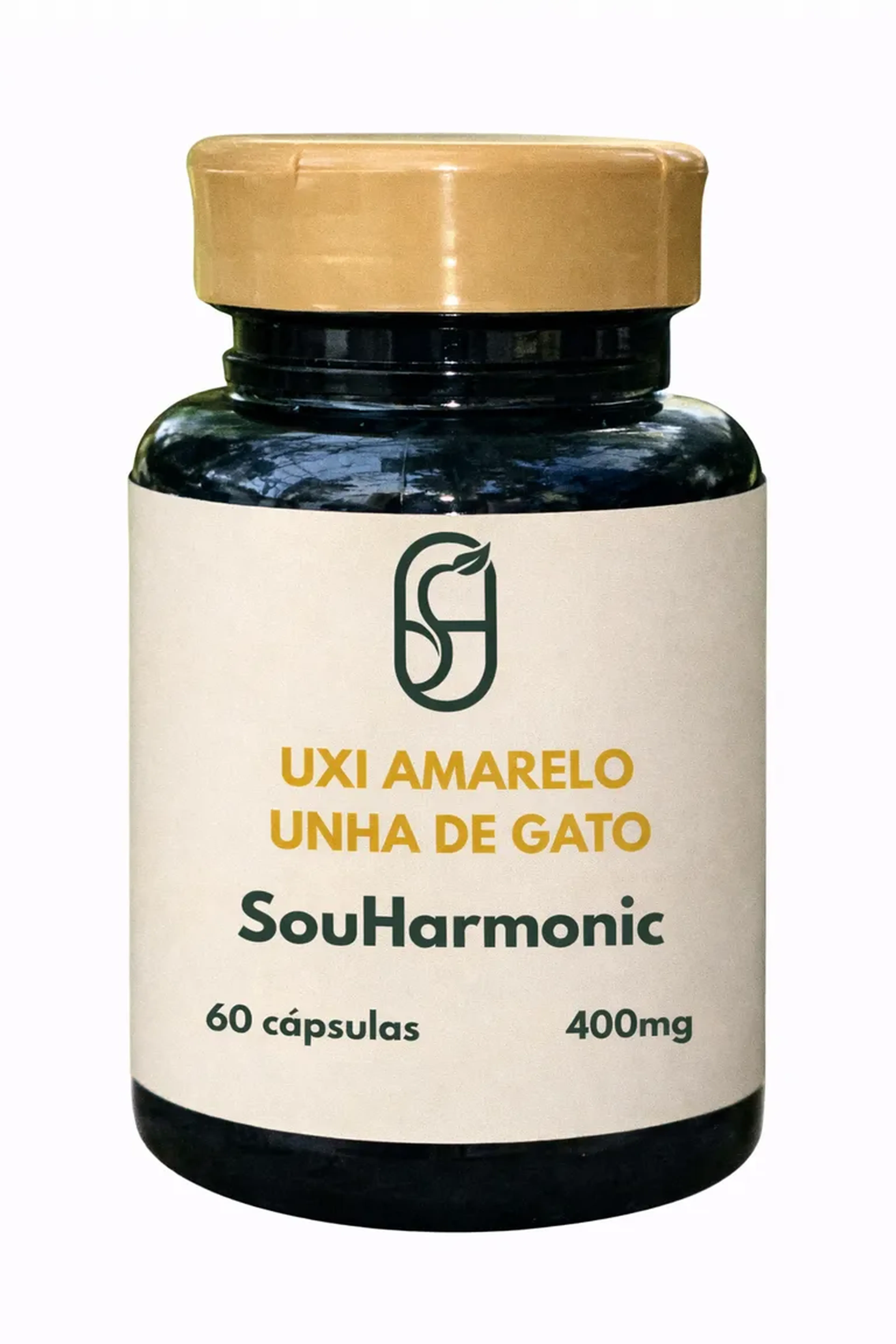 UXI AMARELO COM UNHA DE GATO - ENCAPSULADO 60 UNIDADES DE 400mg imagem