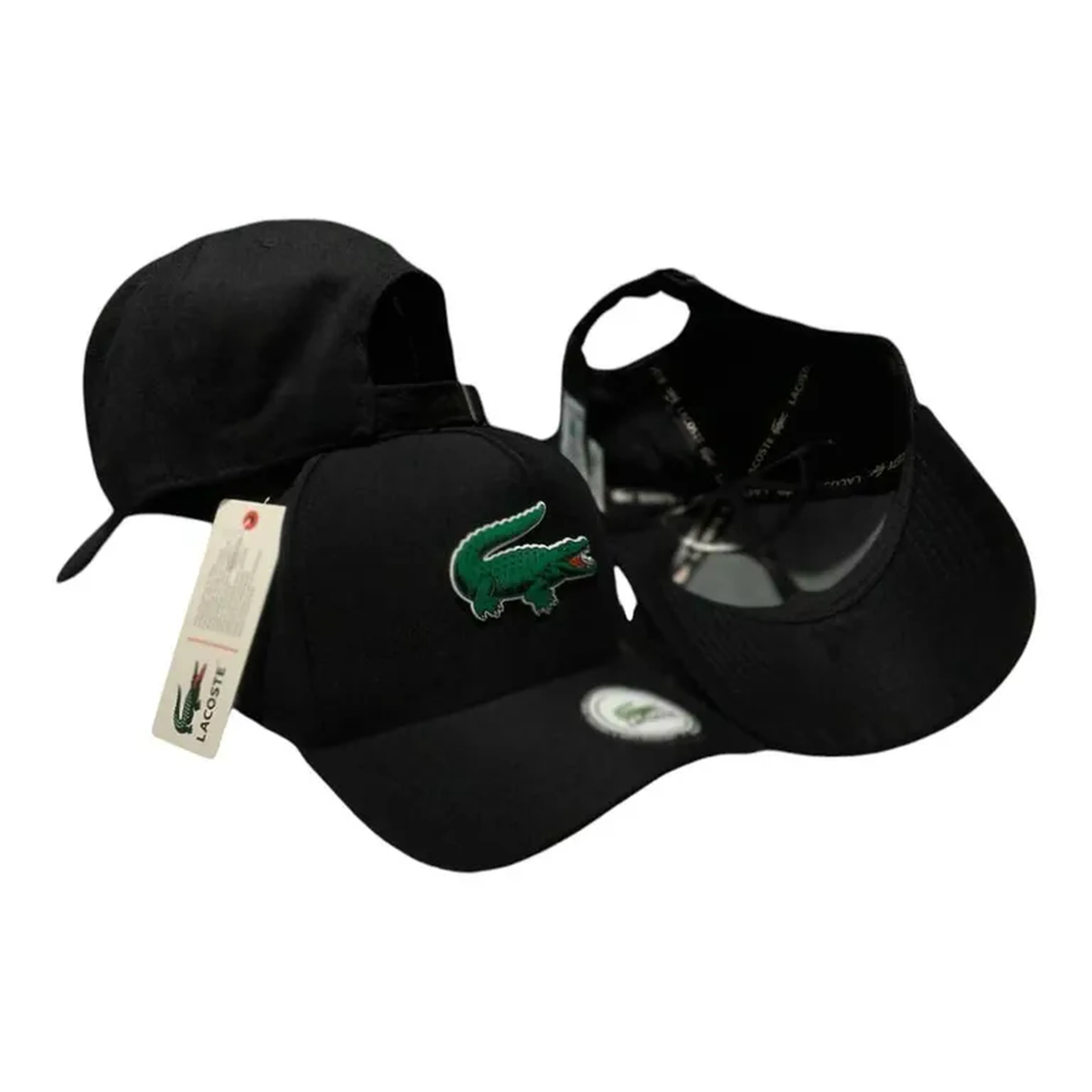 Boné Lacoste Preto 🐊 imagem