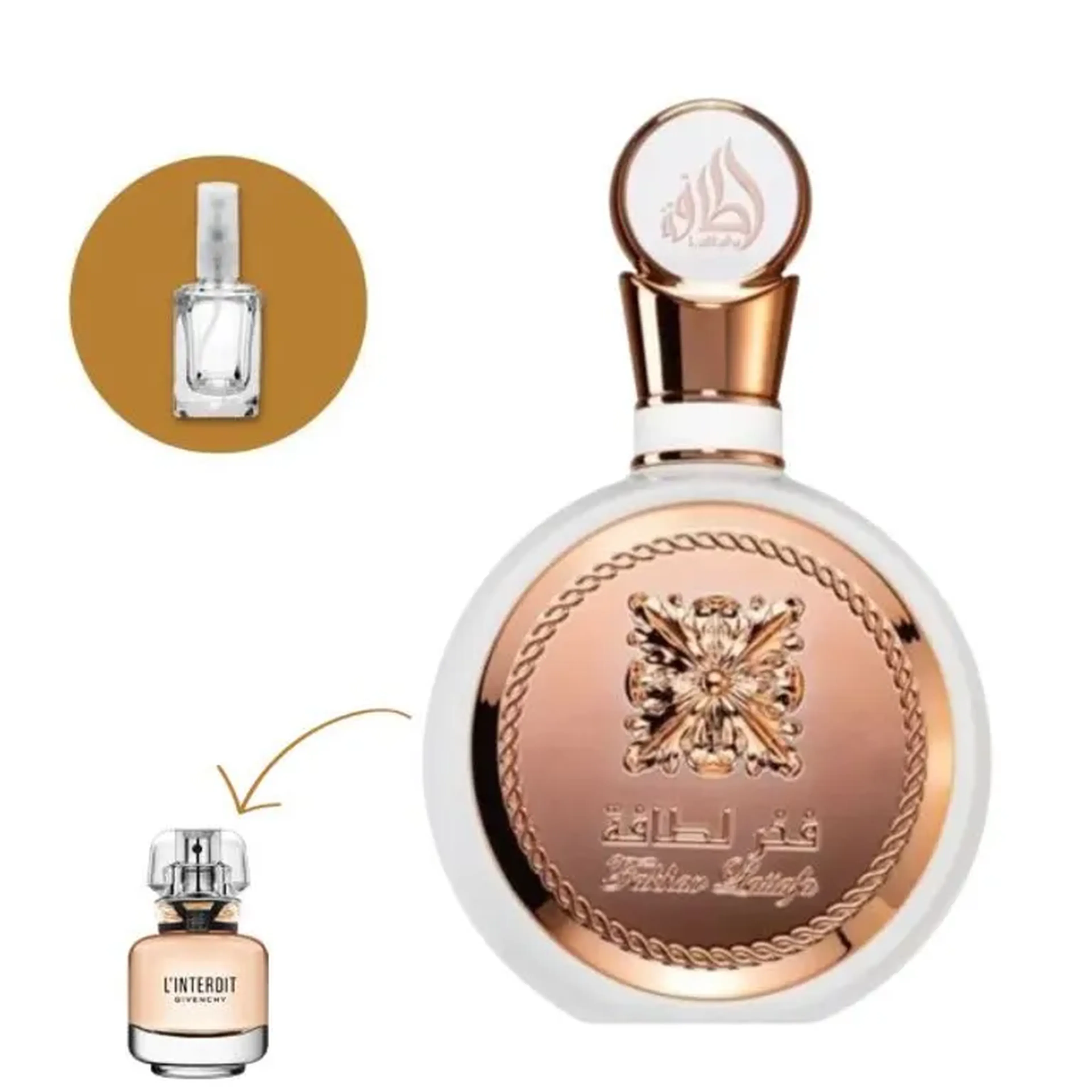Decant Árabe original - Fakhar Rose EDP 5ml imagem