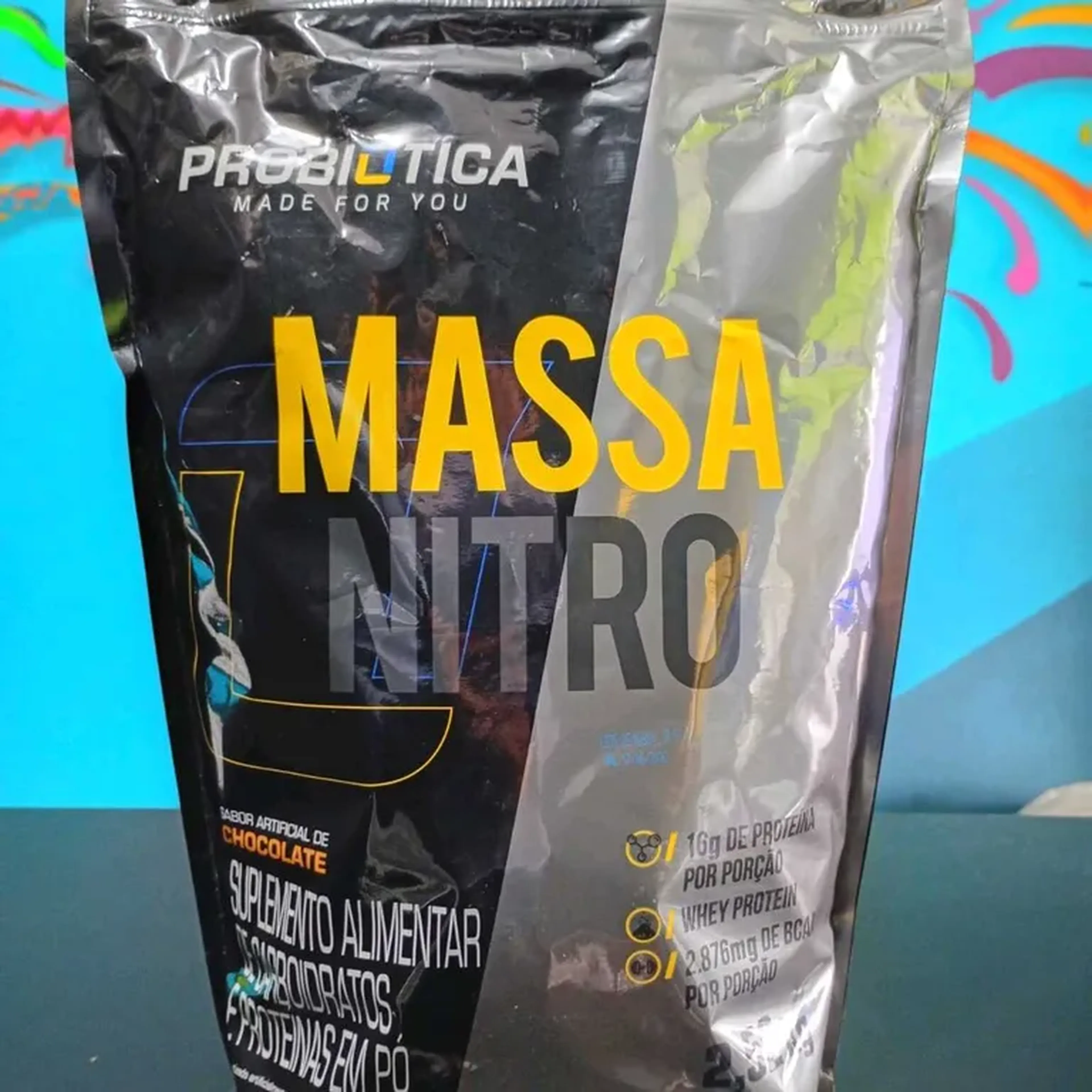 HIPERCALÓRICO MASSA NITRO 2,52kg PROBIOTICA imagem