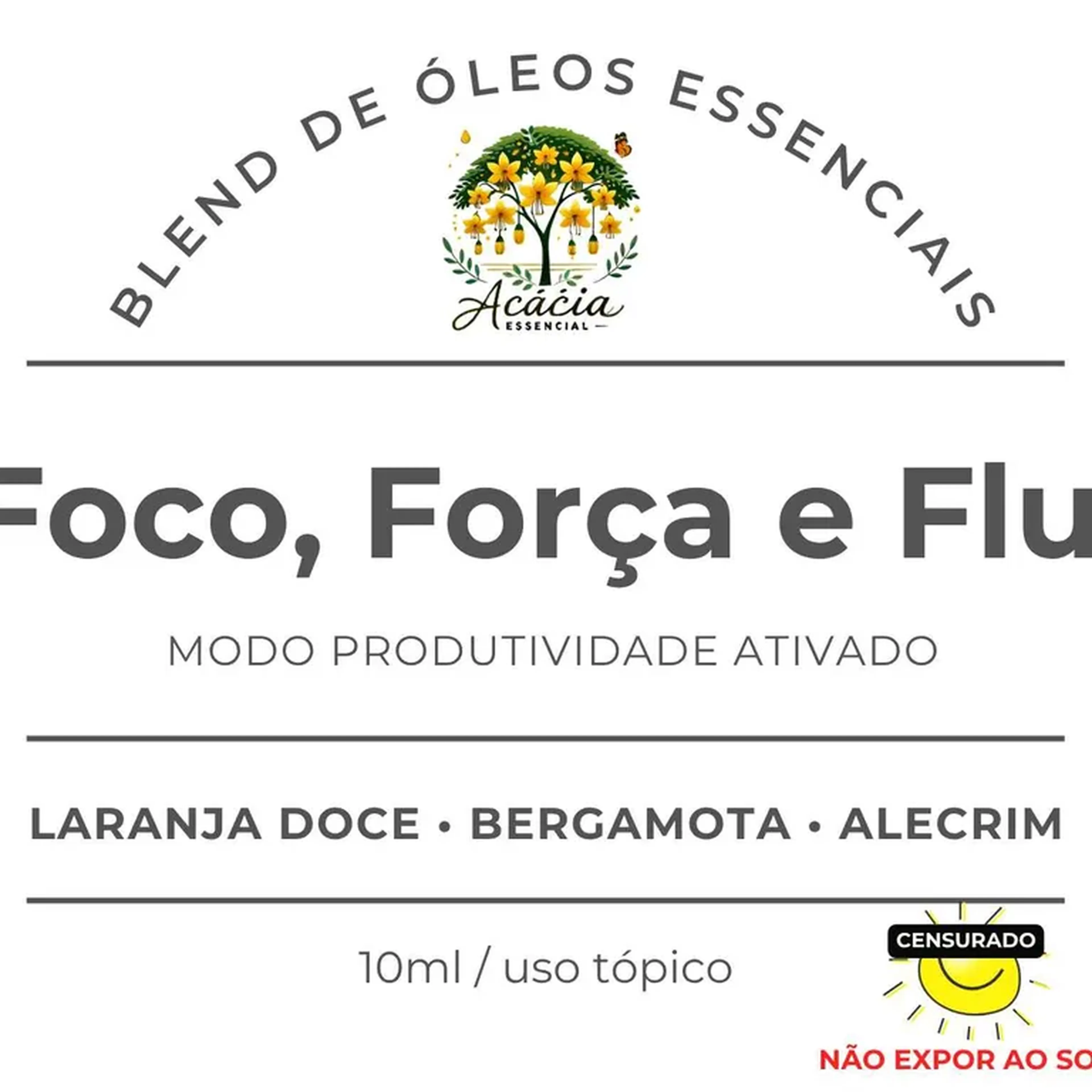 Blend Foco, Força e Flui | Roll-on 10ml imagem