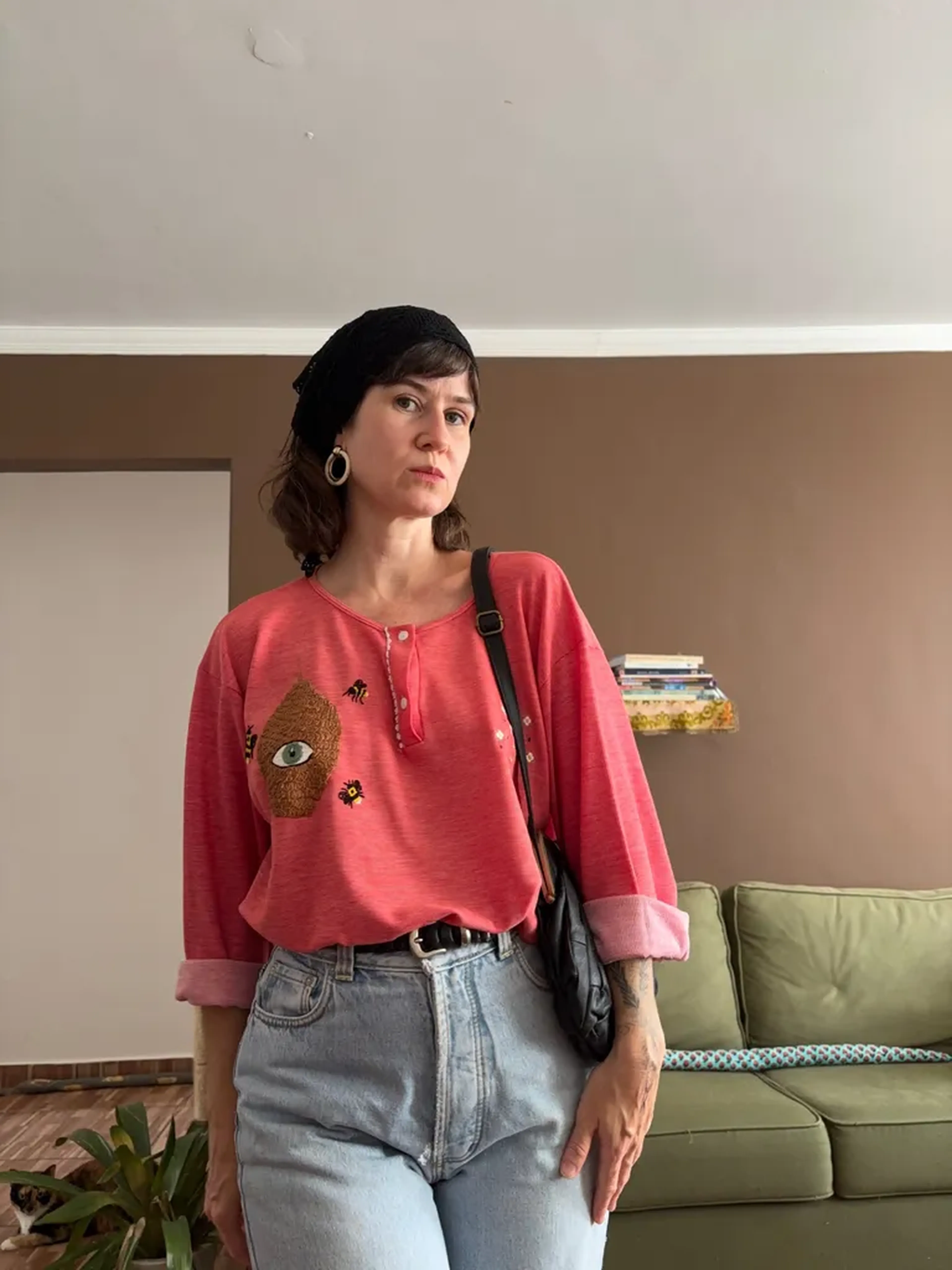 Blusa colmeia imagem