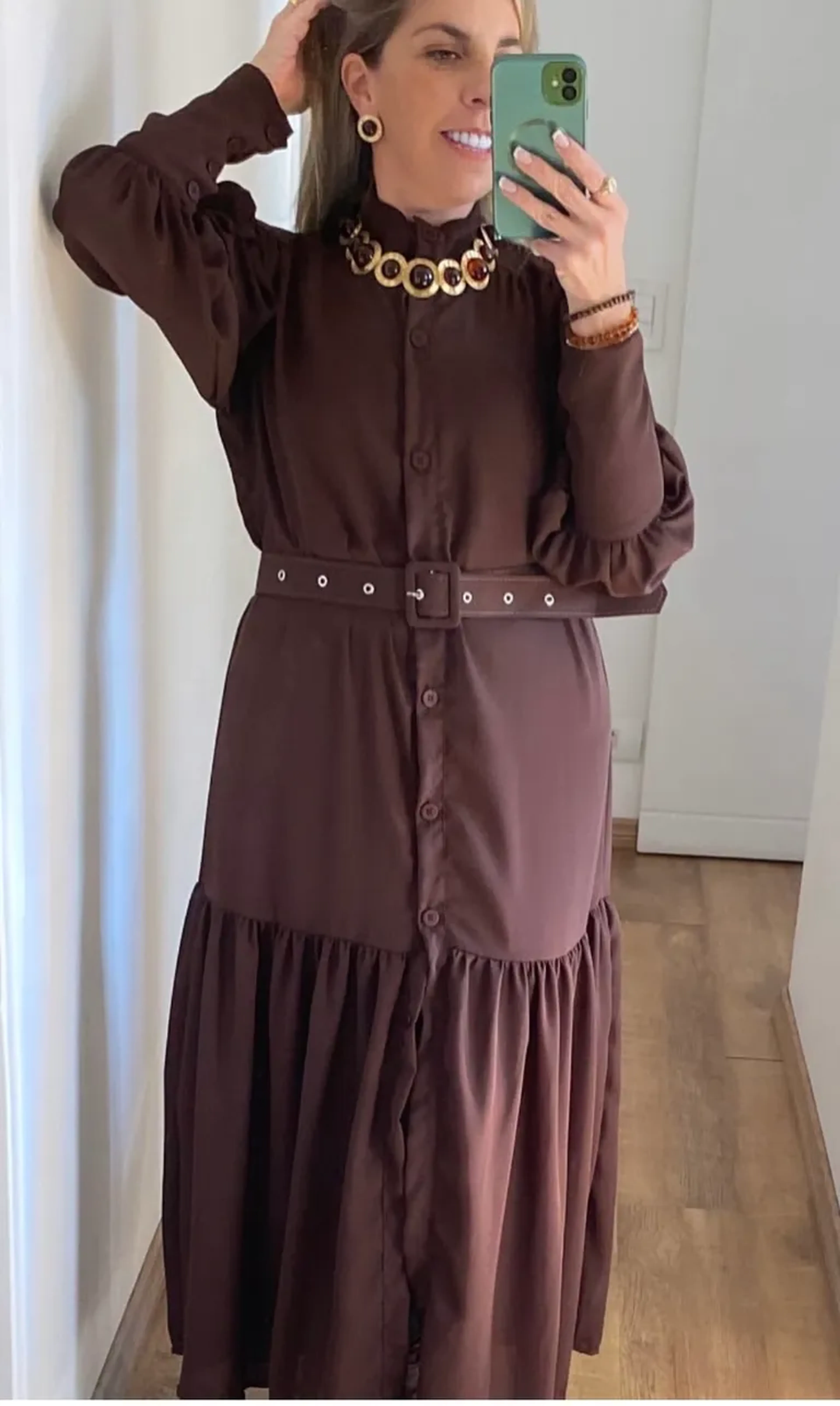 Vestido chemisie imagem