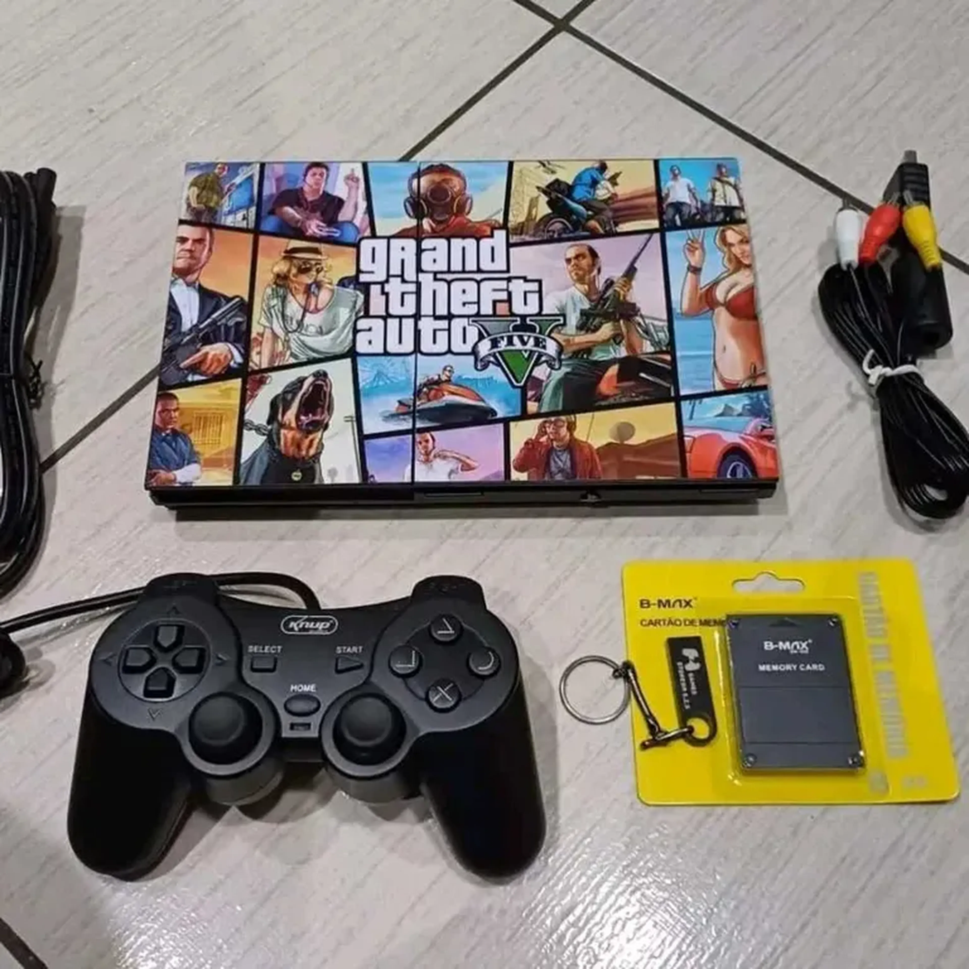 Playstation 2 slim sistema opl imagem