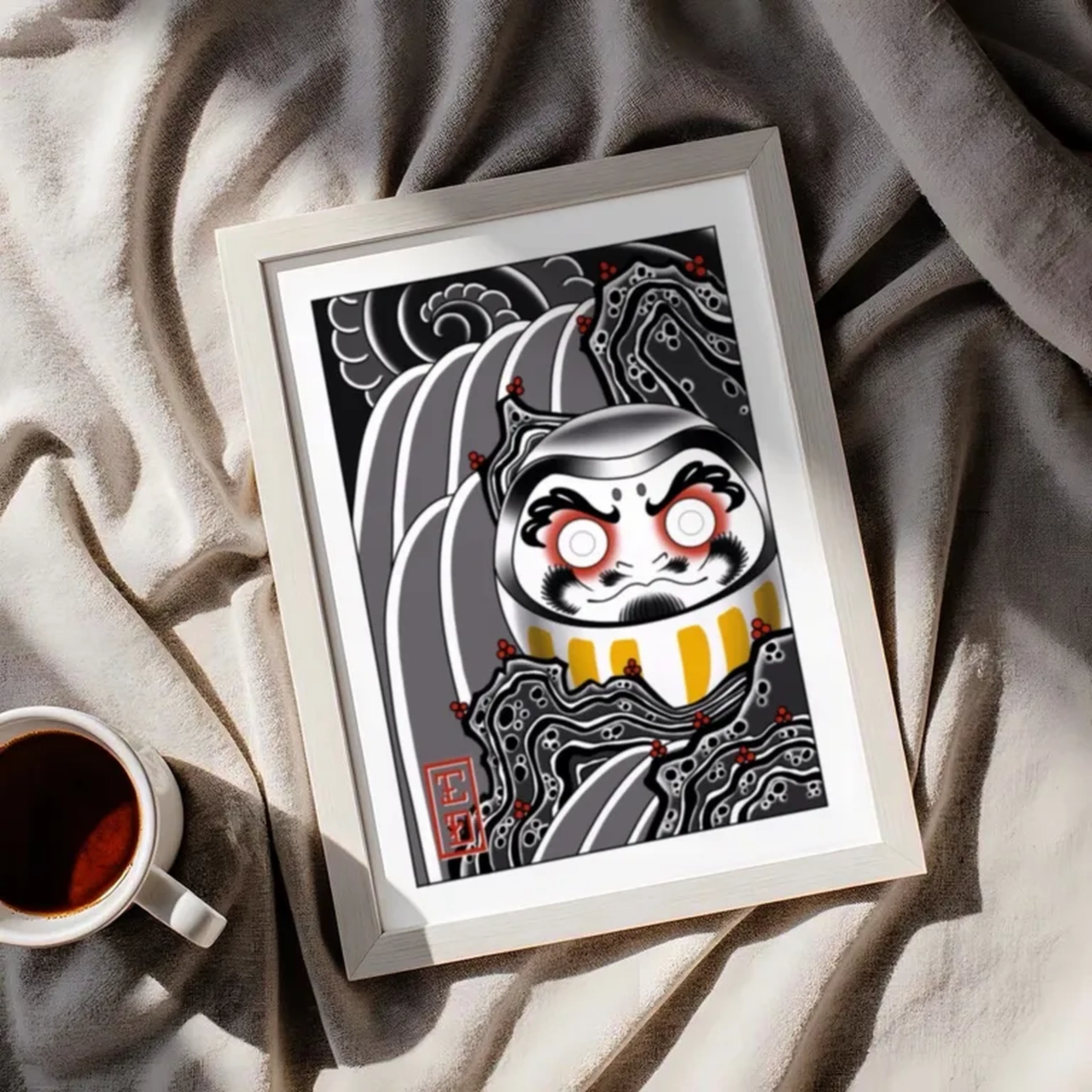 Print A4 - Daruma imagem