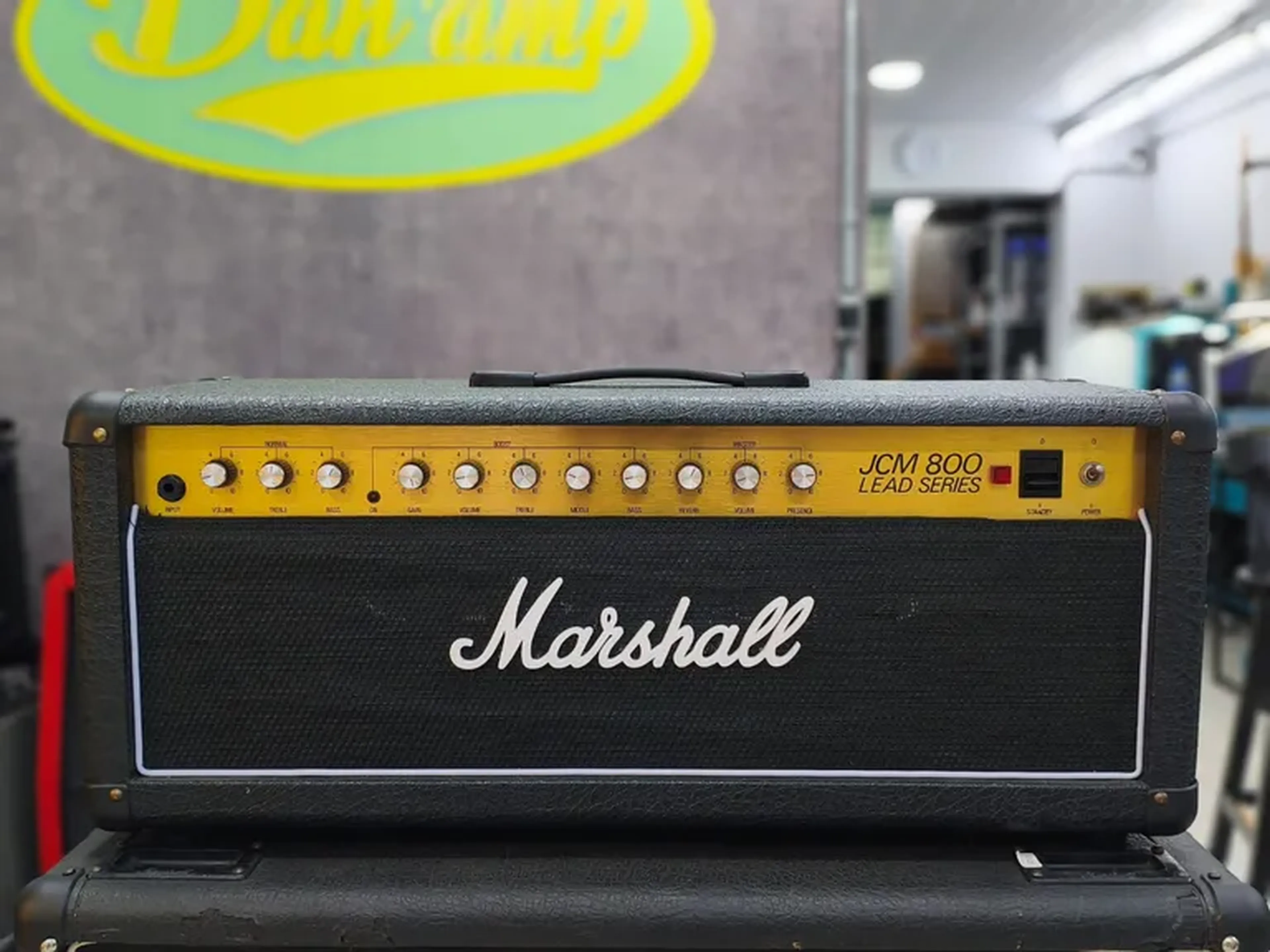 Amplificador Marshall JCM800 4211 — Convertido para Head — 1988 imagem