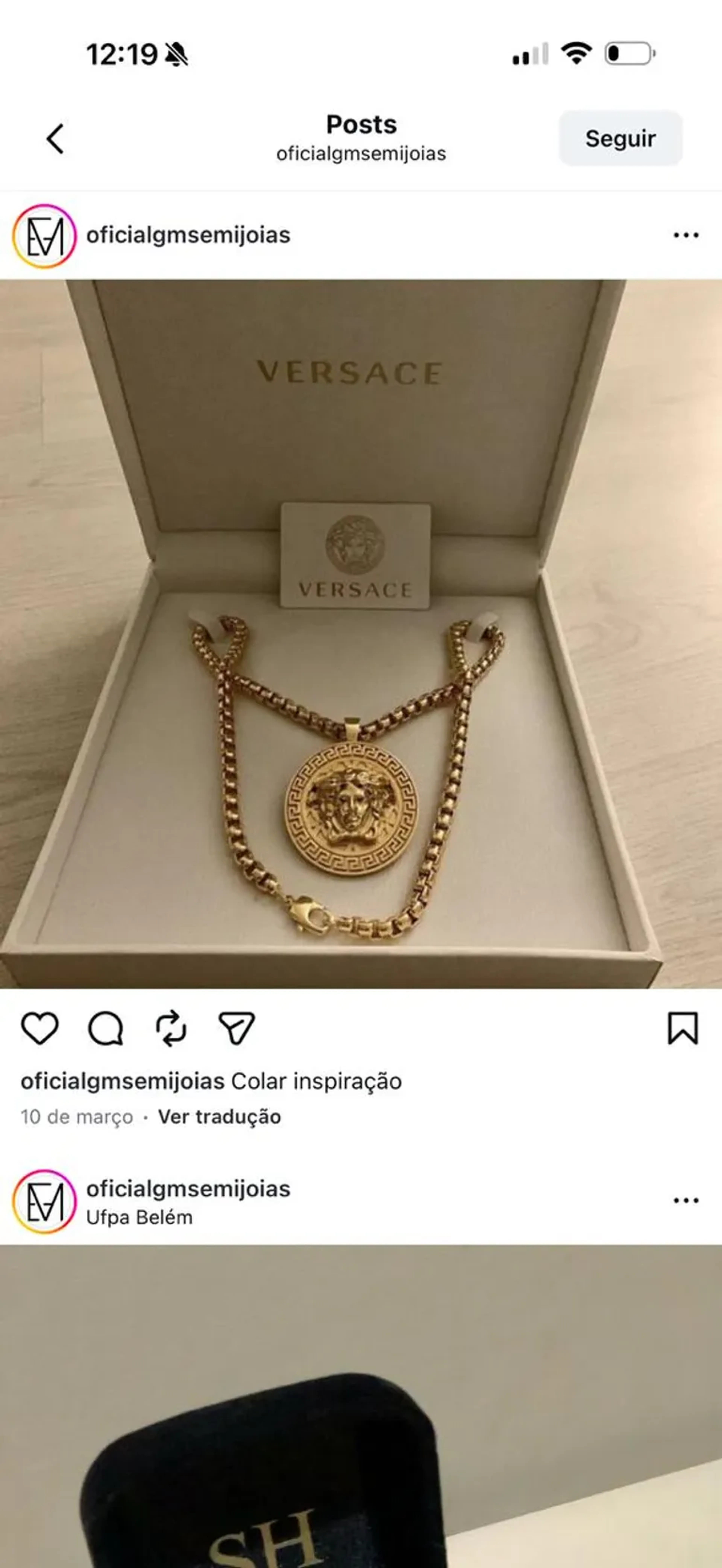 Colar inspiração Versc 1 imagem