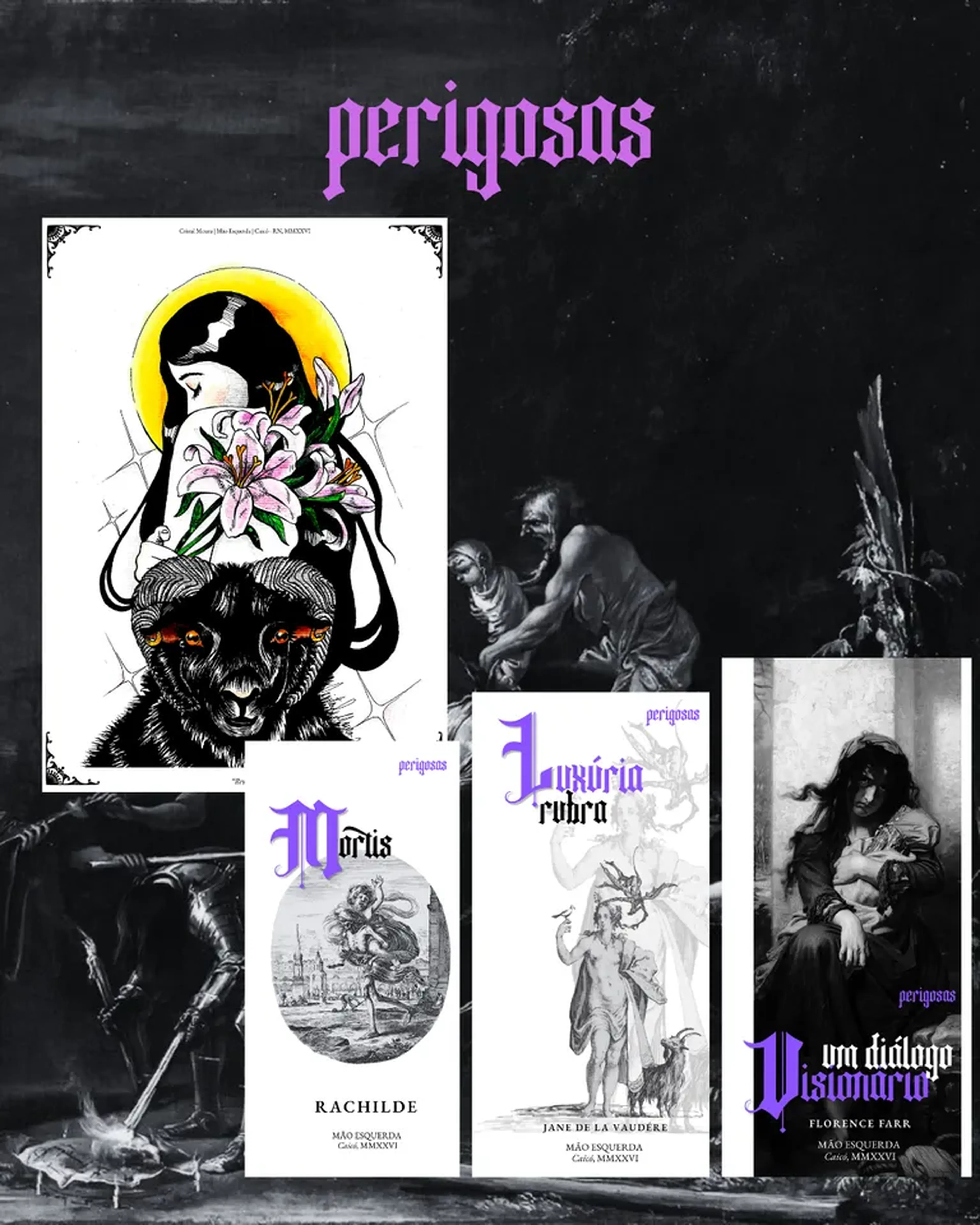 PERIGOSAS - 3 folhetos + poster (frete grátis) imagem