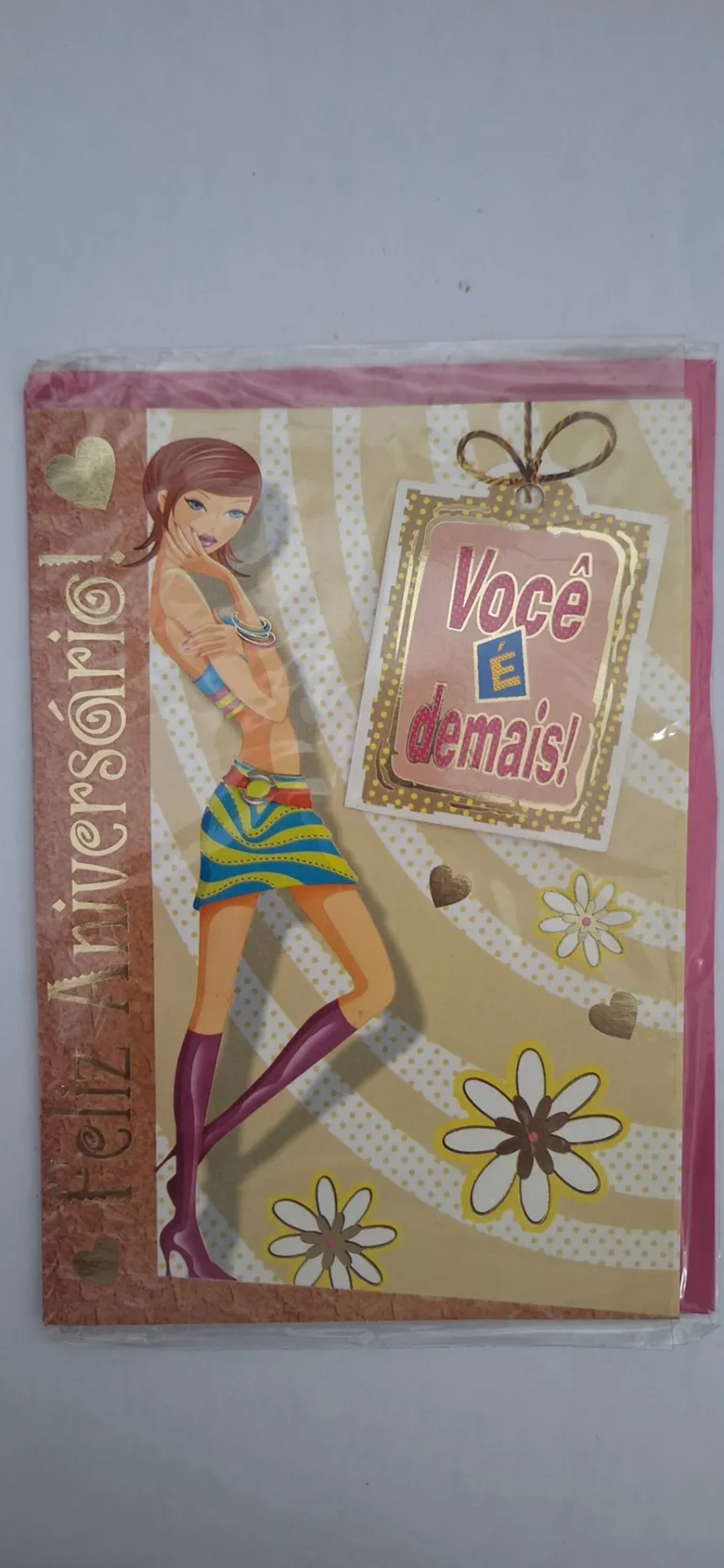 Cartão de Mensagen Aniversário CTM 445 imagem