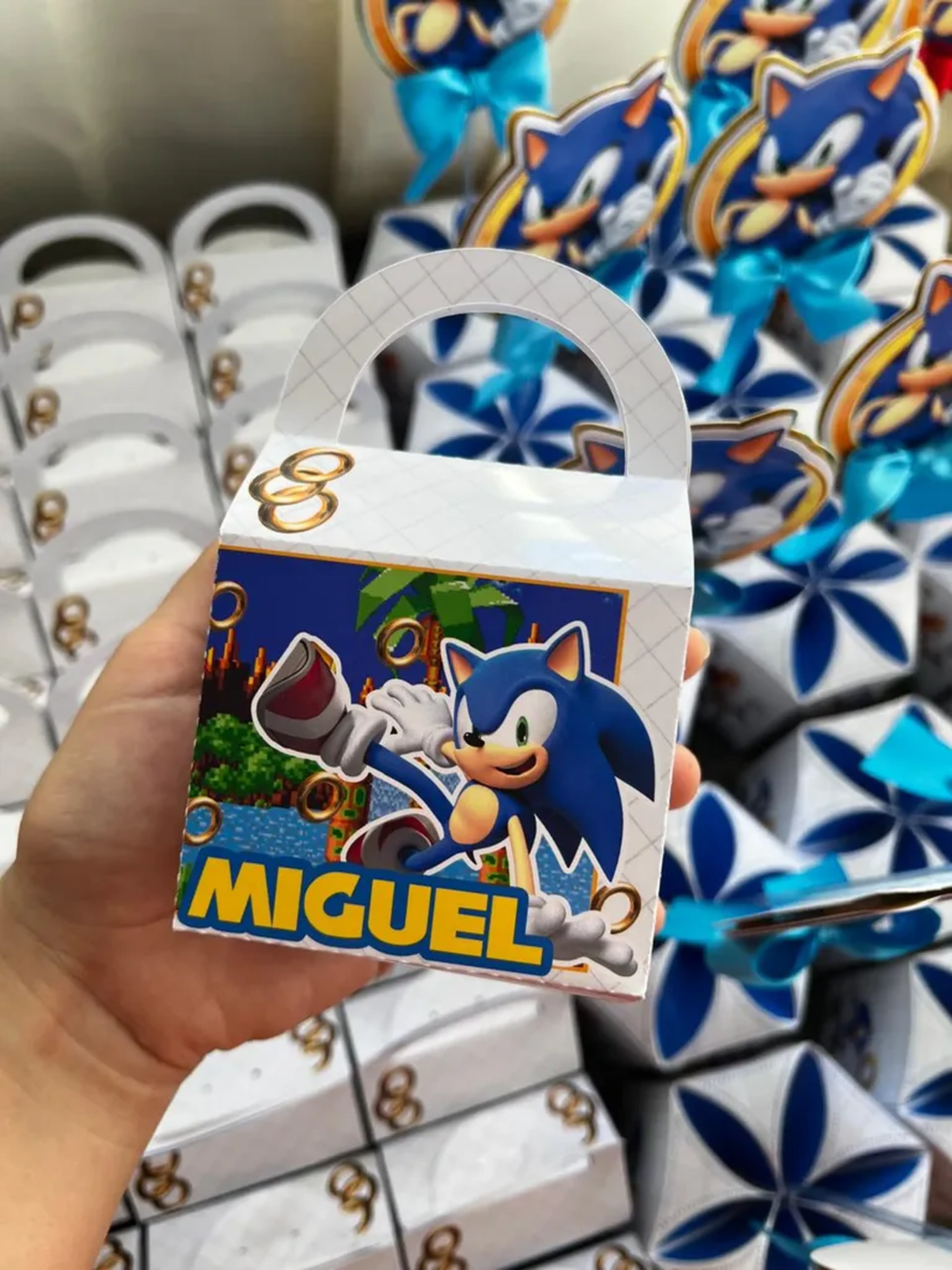 Arquivo Digital Caixa Maleta - Sonic imagem