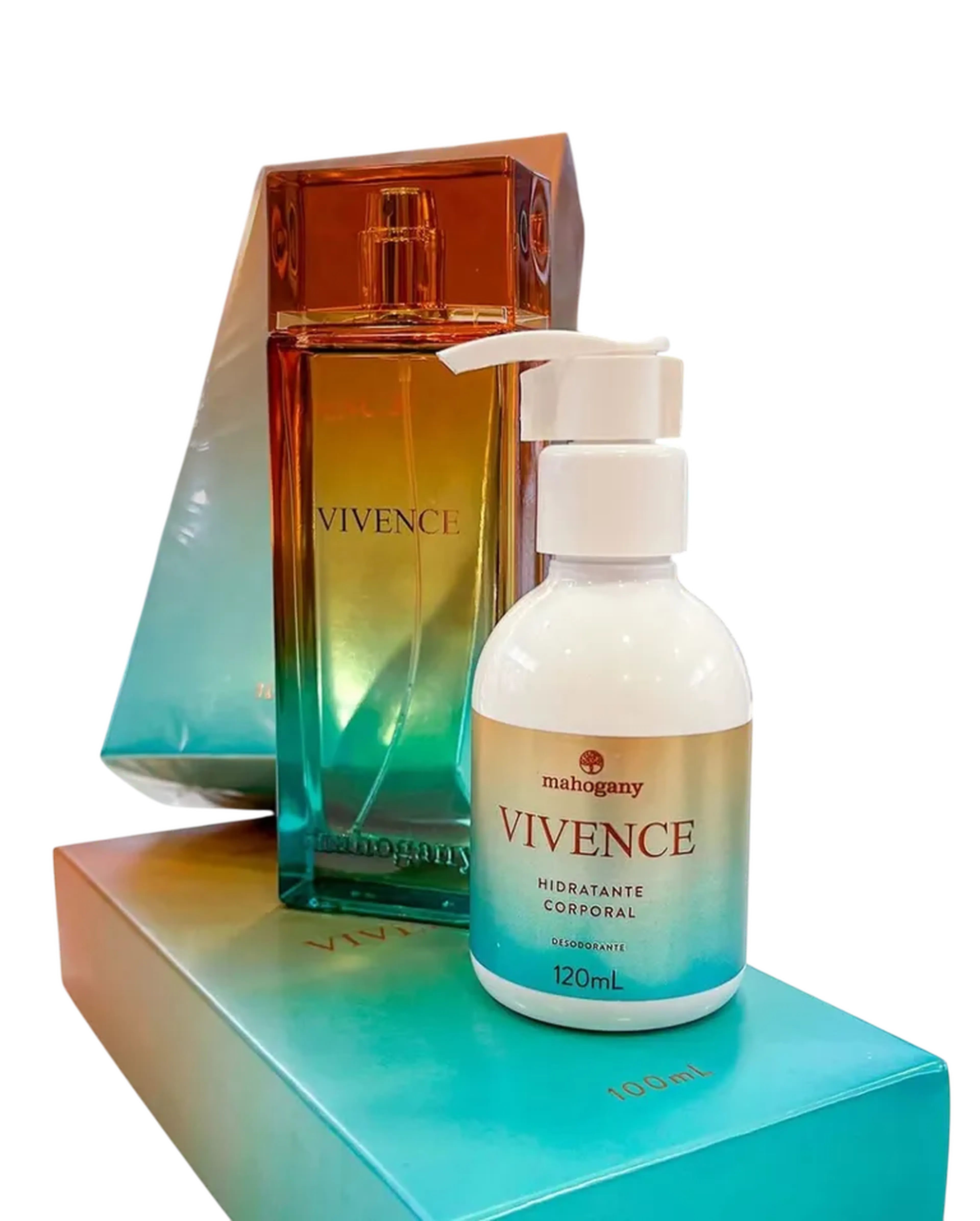 Kit Vivence: Eau de Toilette 100ml + Hidratante 120ml imagem