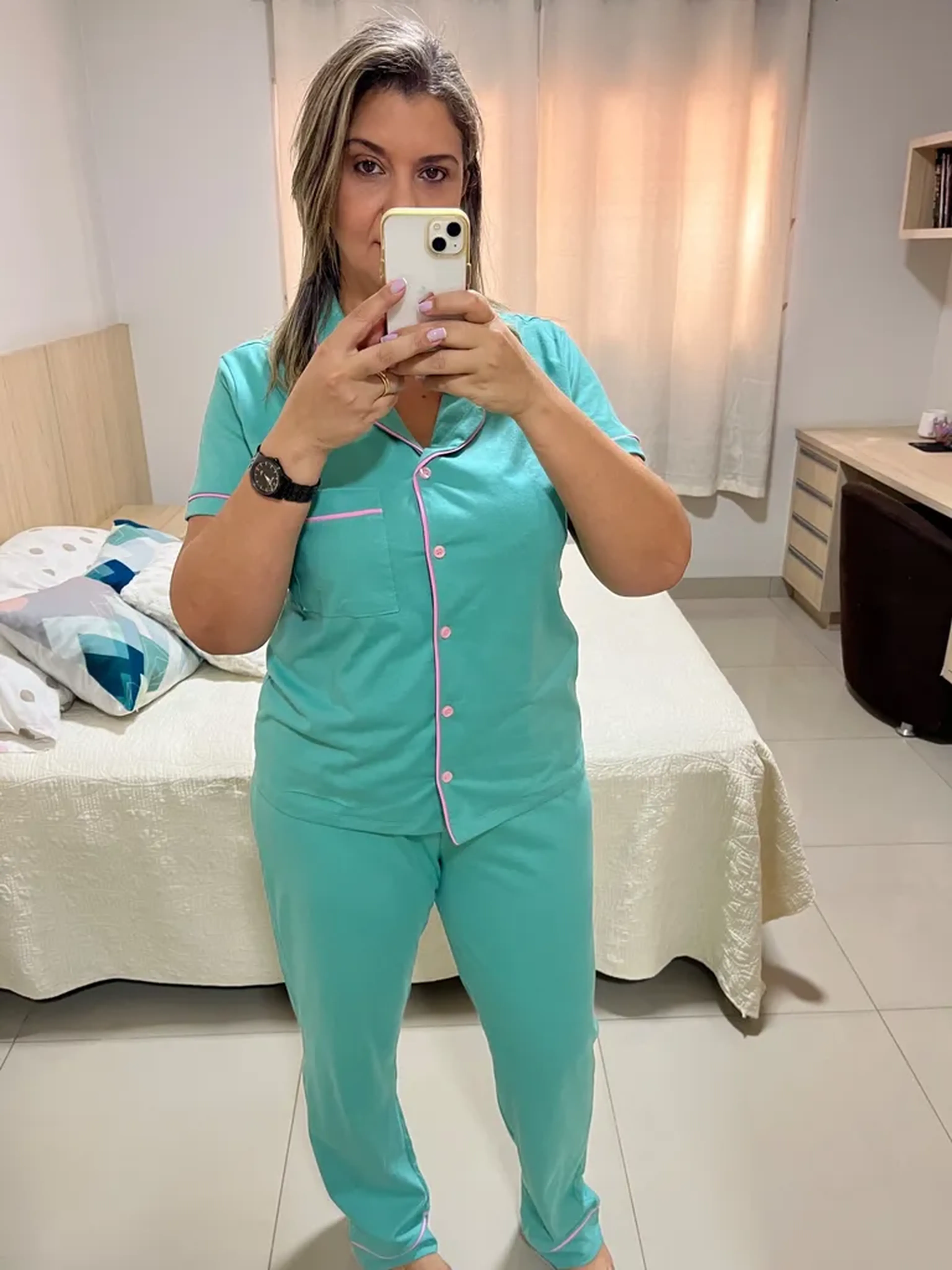 pijama americano de calça imagem