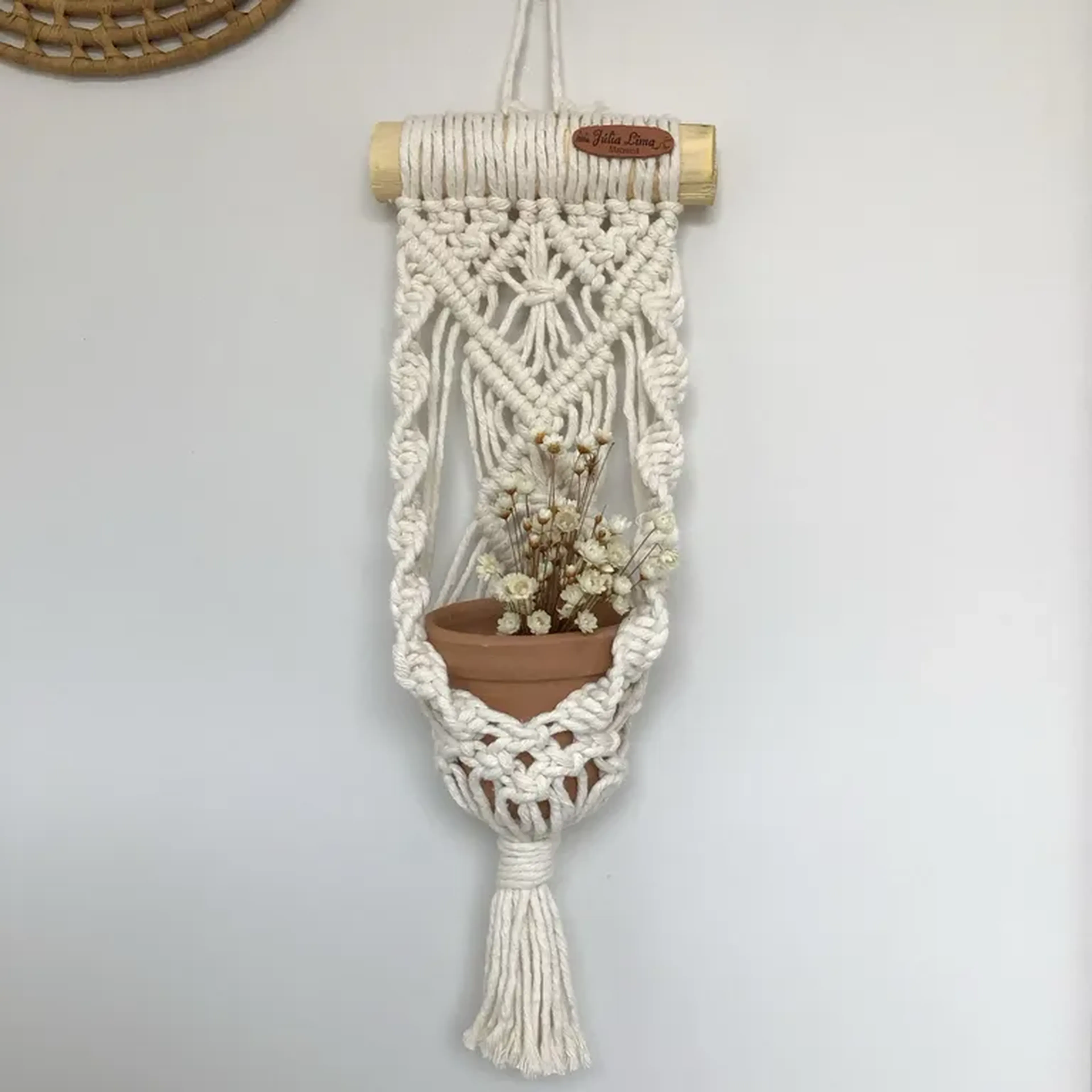 Suporte de Plantas Macramê imagem