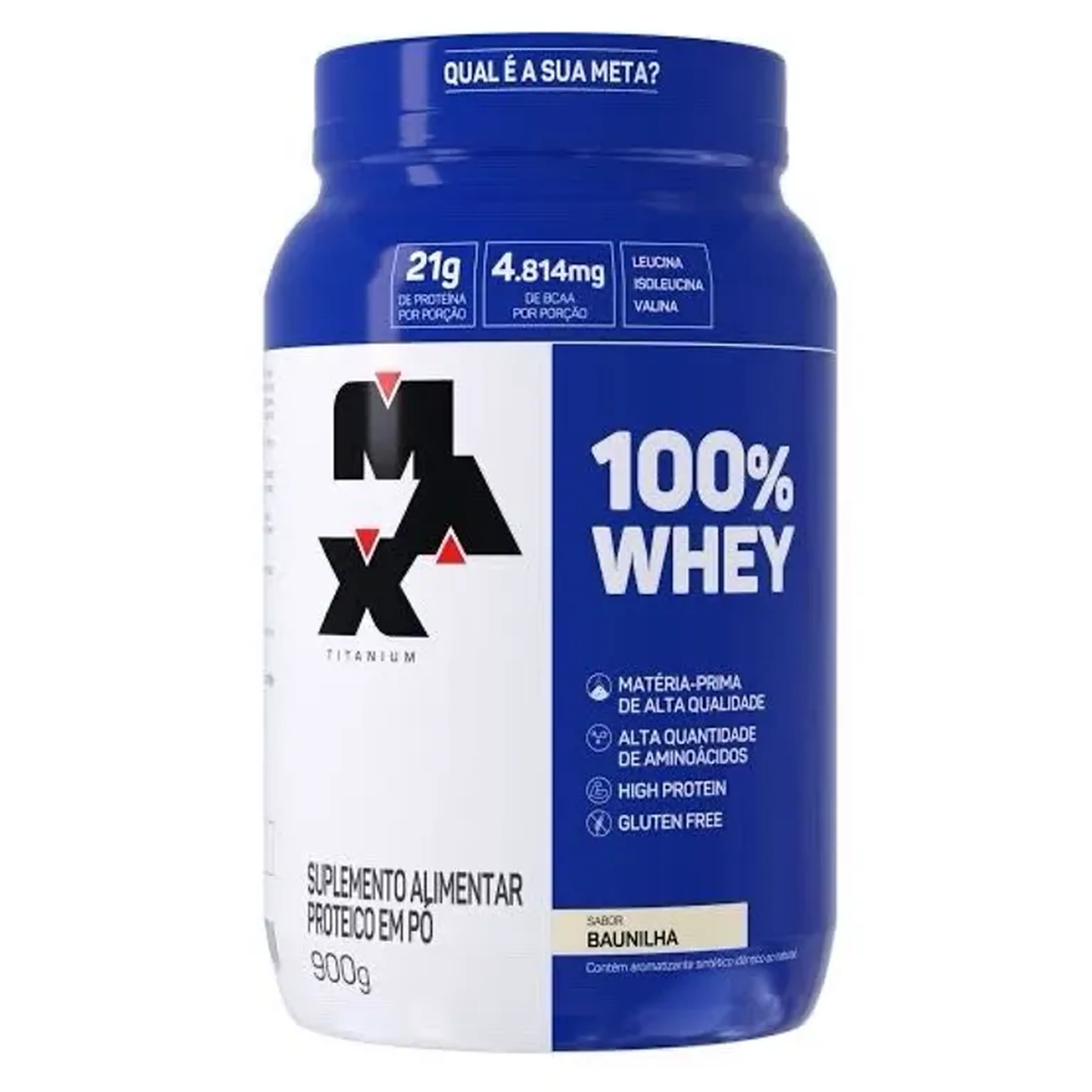 whey max titanium pote 900g imagem