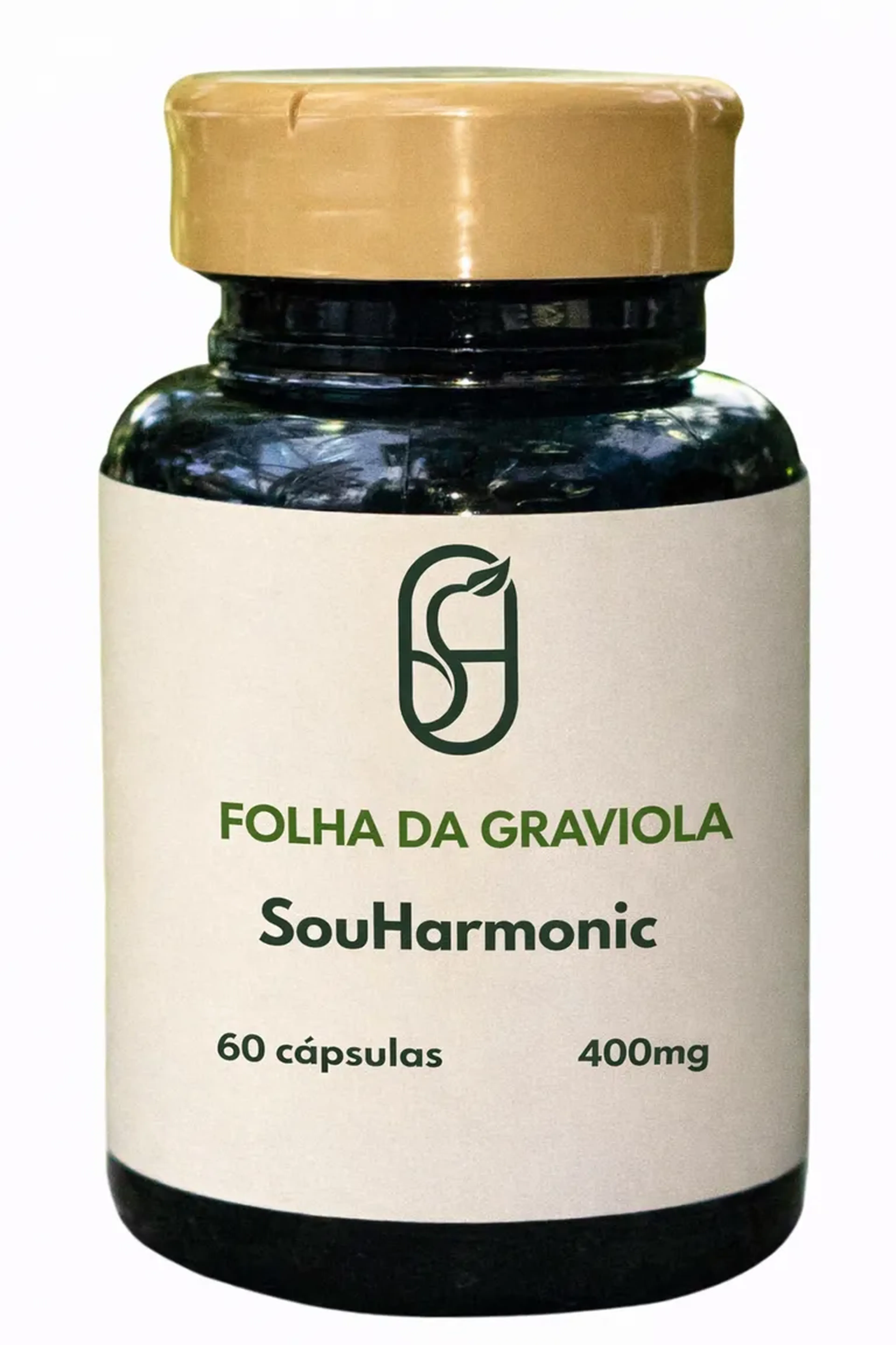 FOLHA DA GRAVIOLA - POTE COM 60 UNIDADES DE 400MG imagem