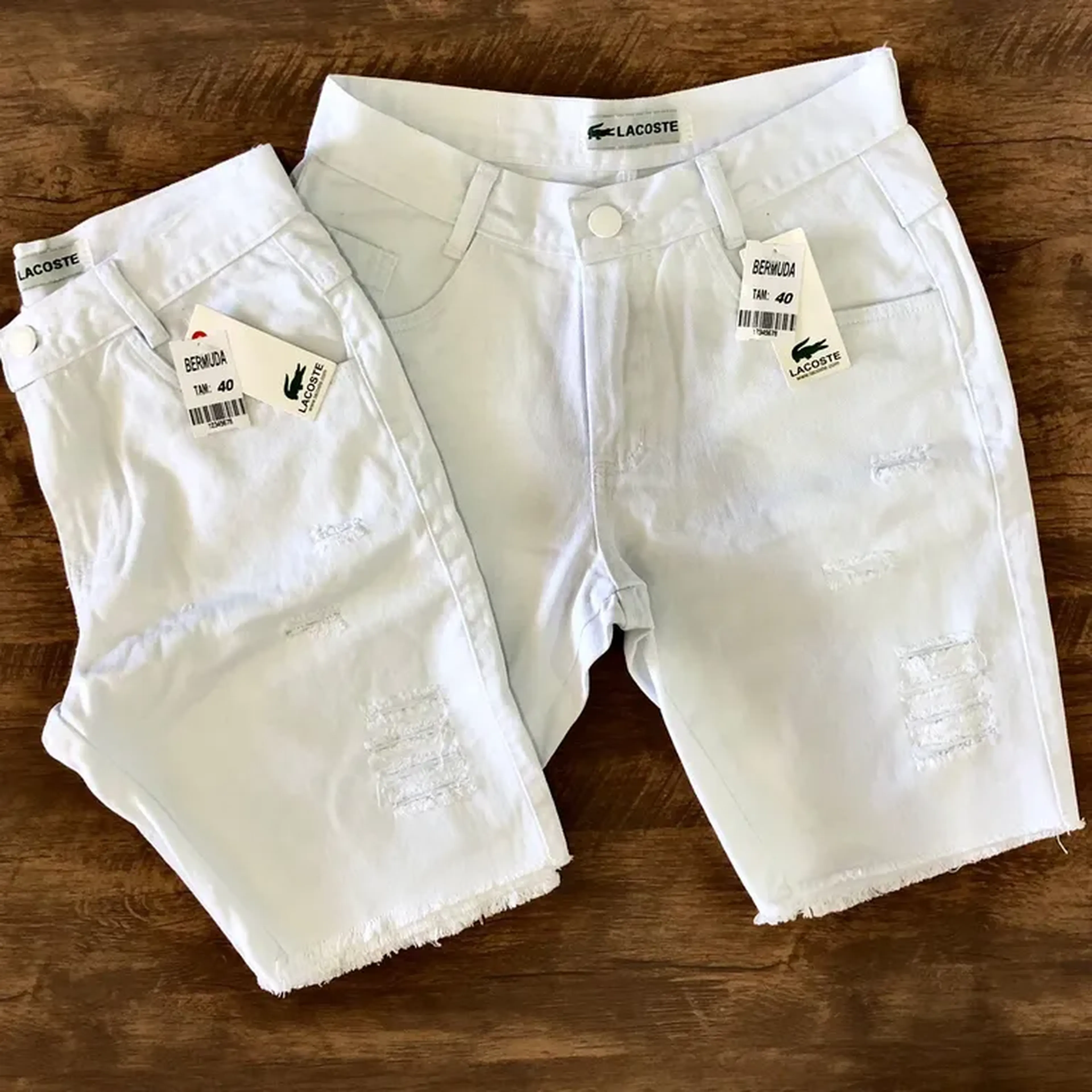 Bermuda Jeans 42 imagem