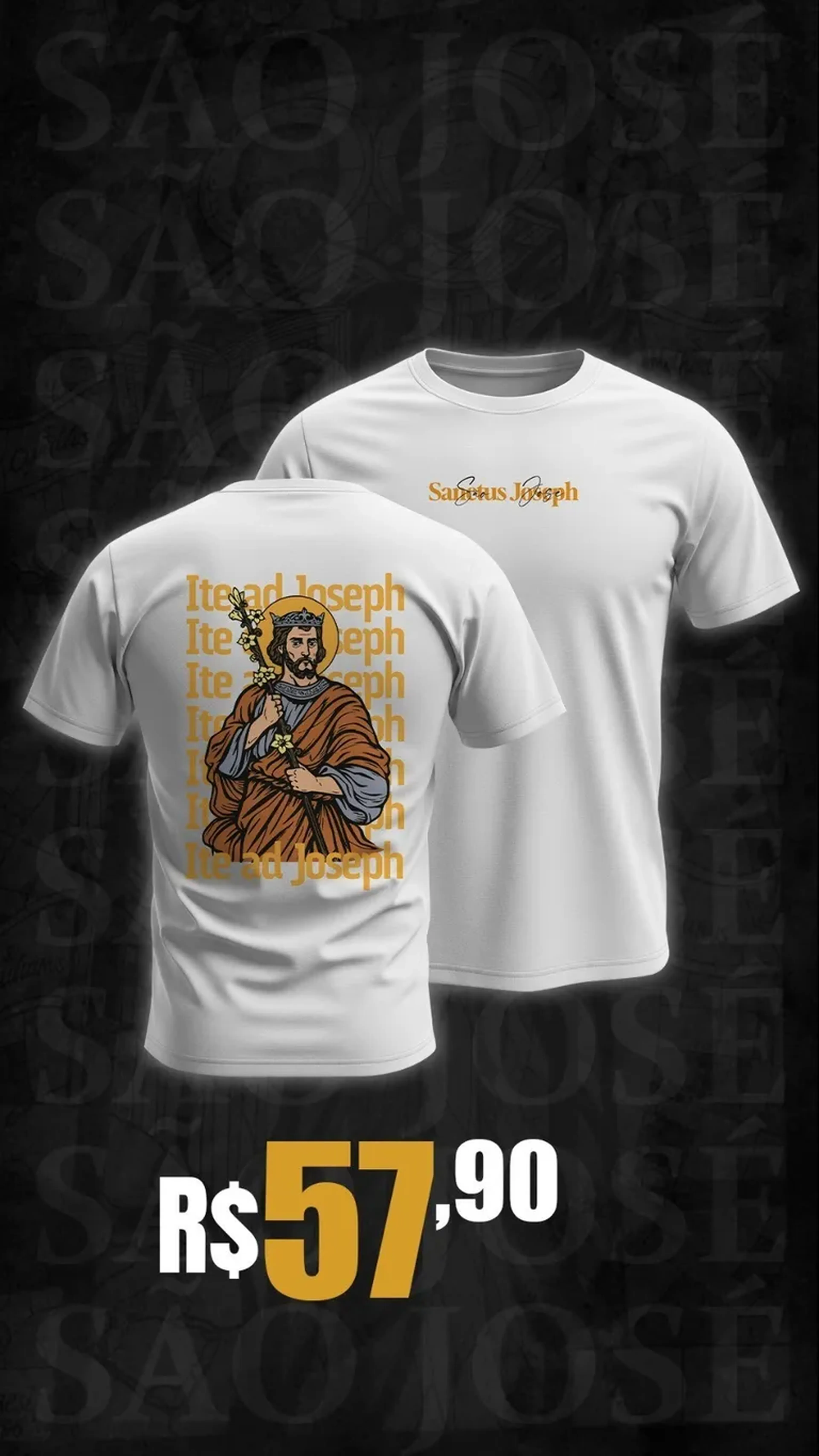 Camiseta de São José (Ite ad Joseph) imagem