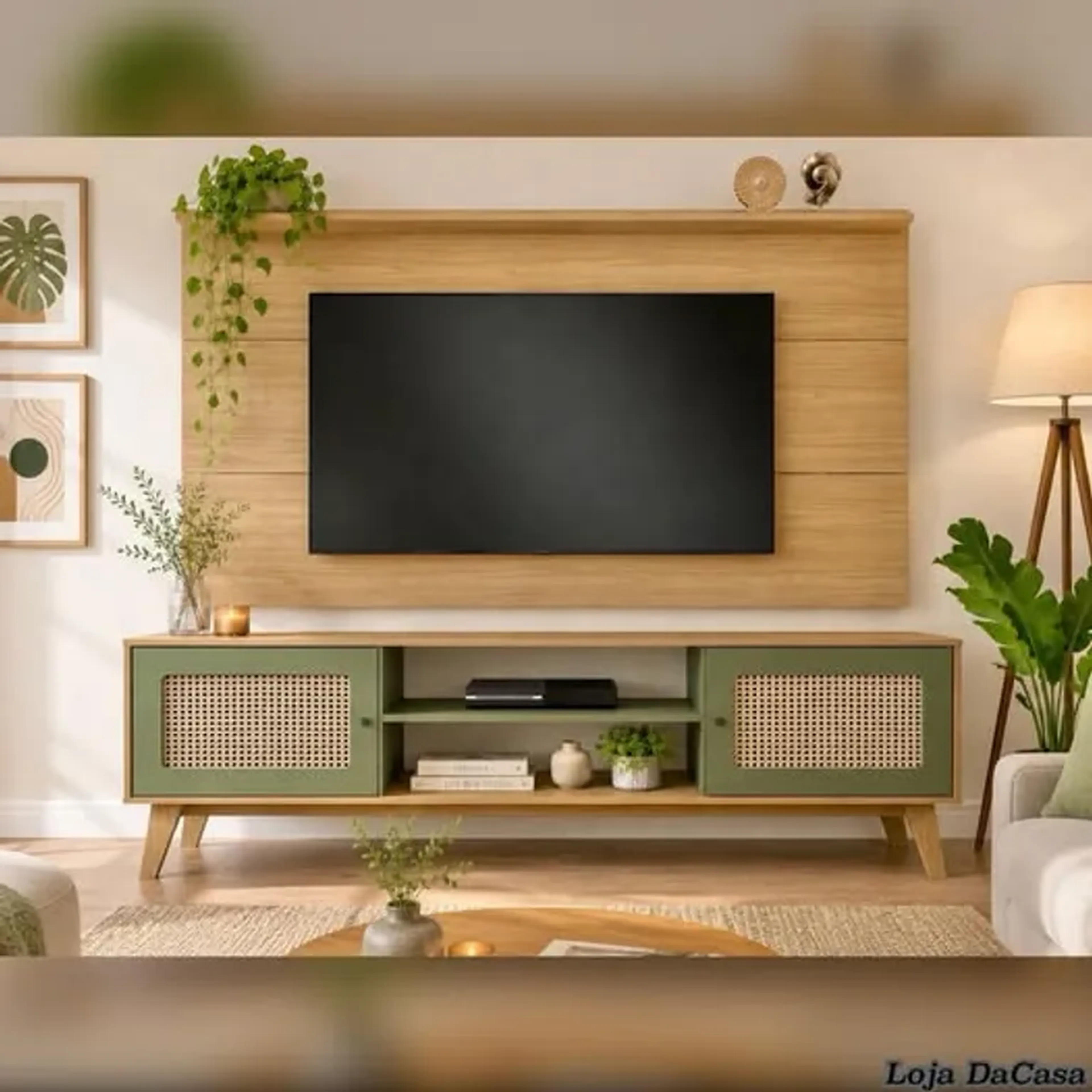 Rack com Painel para TV até 75” imagem