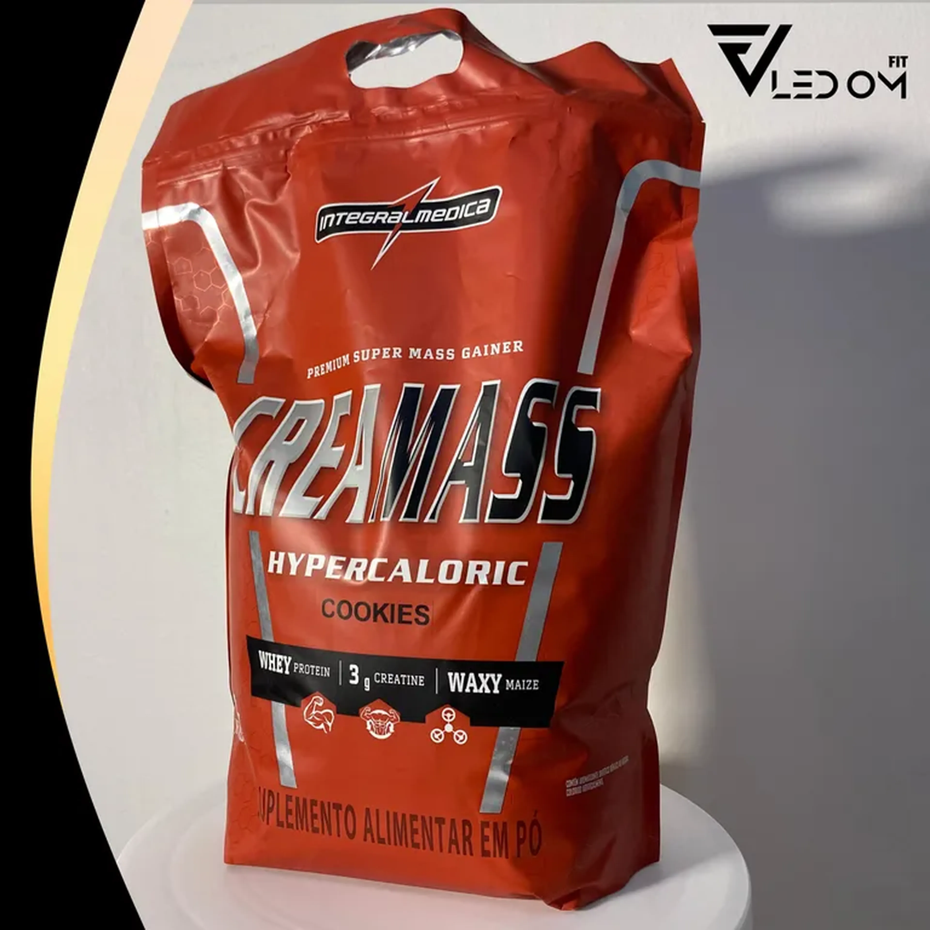 Hipercalórico CreaMass - 3Kg - Cookies and Cream imagem