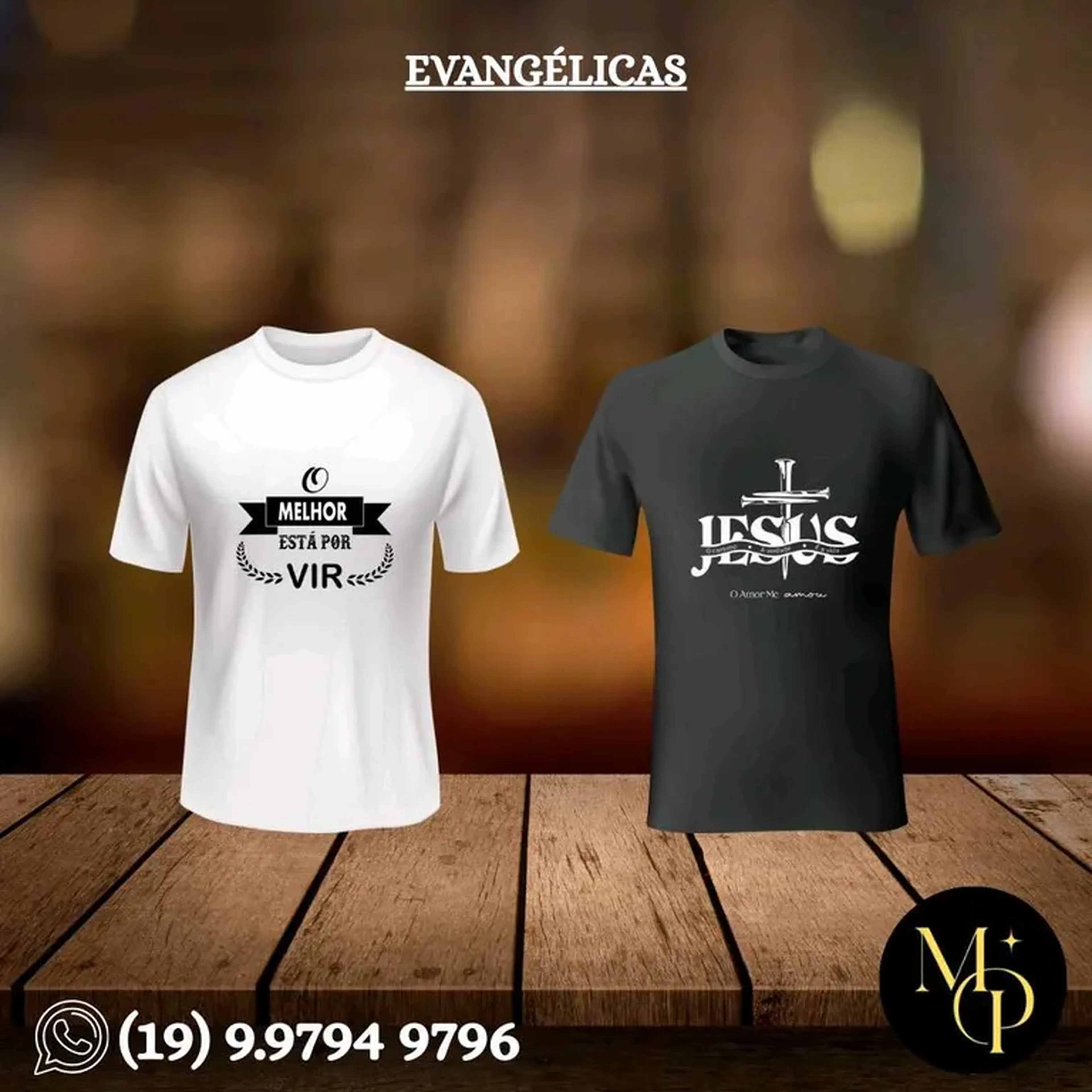 Camisetas Gospel imagem