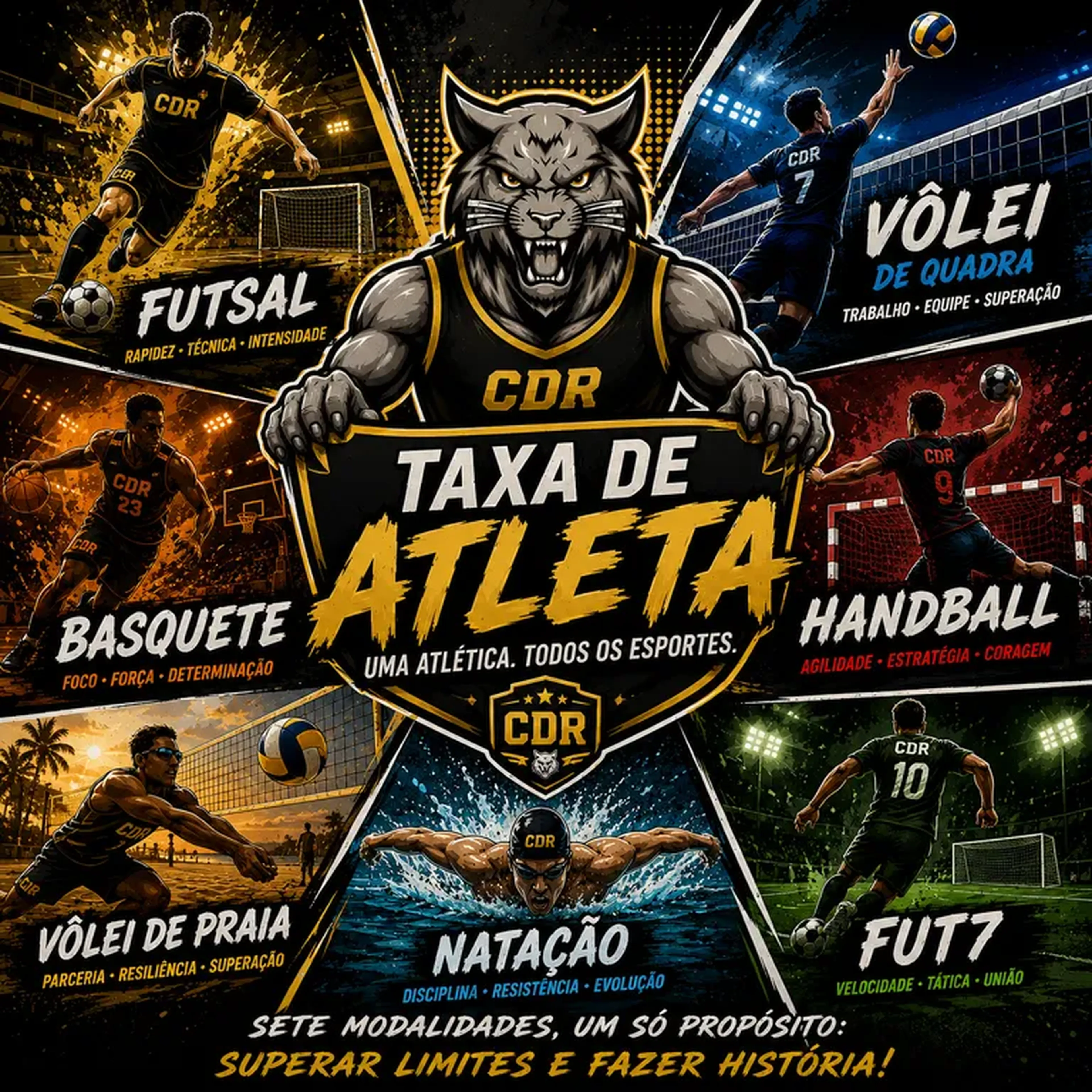 Taxa de atleta Coletivos (Não Sócio) - mês de Junho imagem