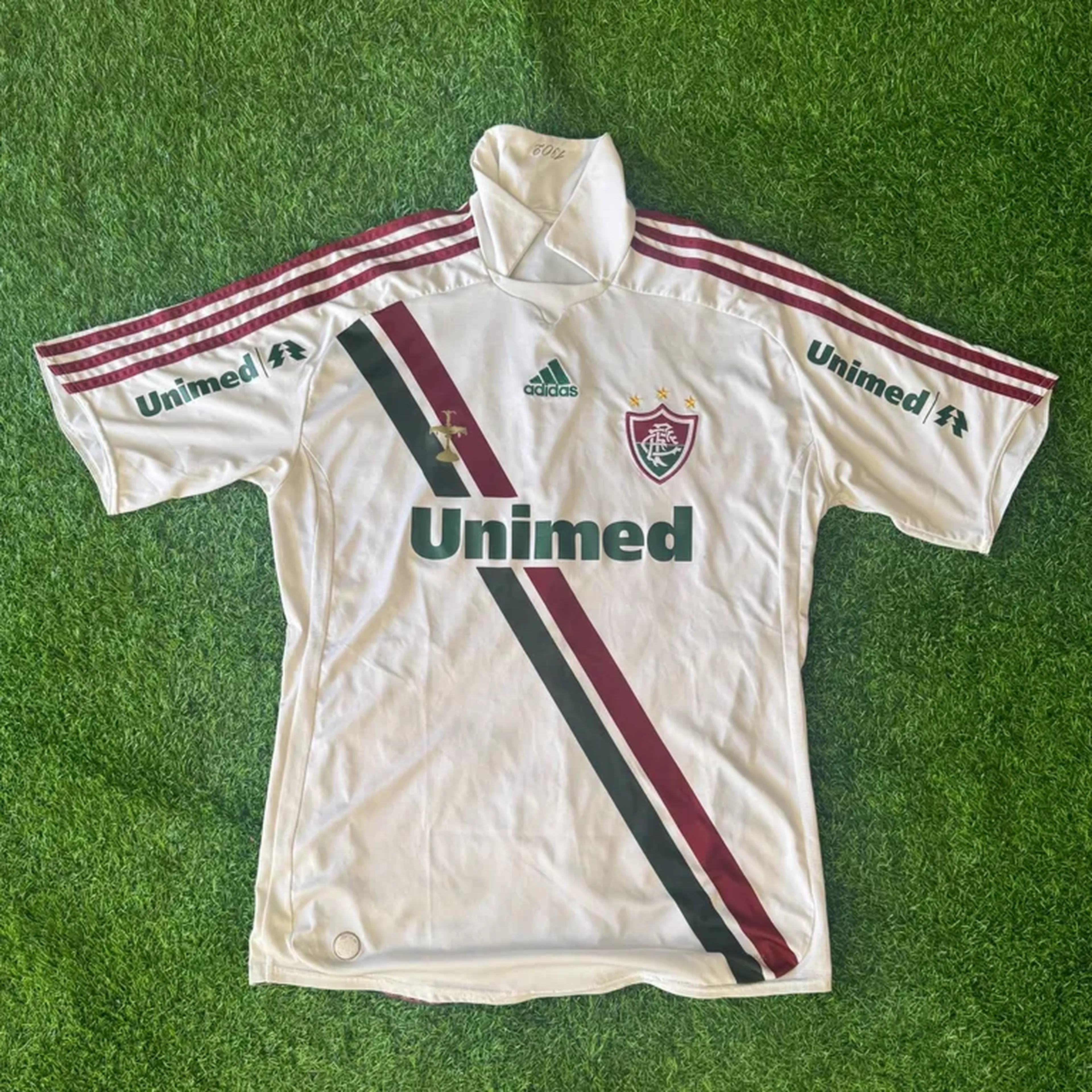 Camisa Fluminense Adidas 2009 G imagem