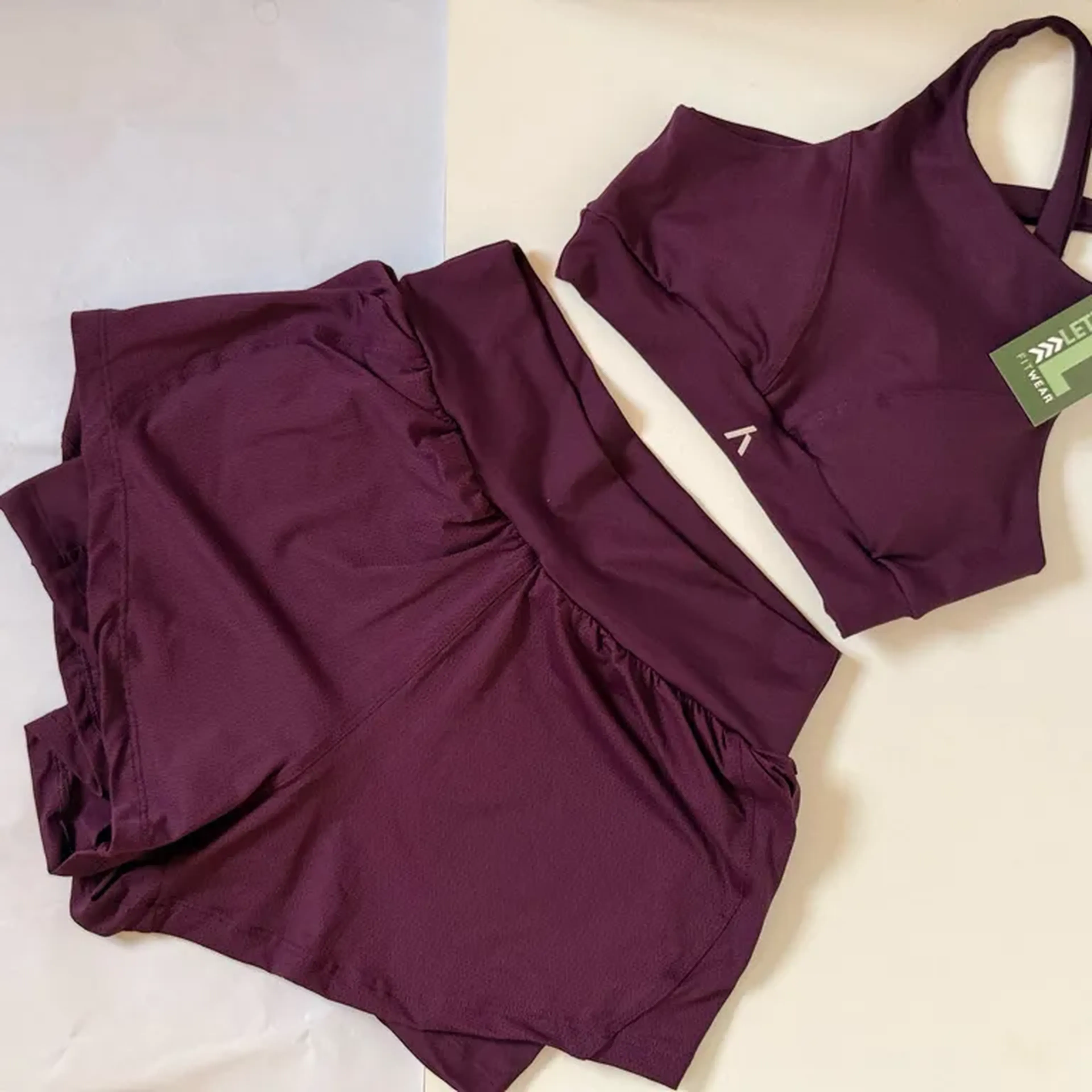 Conj Short Tainá - Açaí imagem