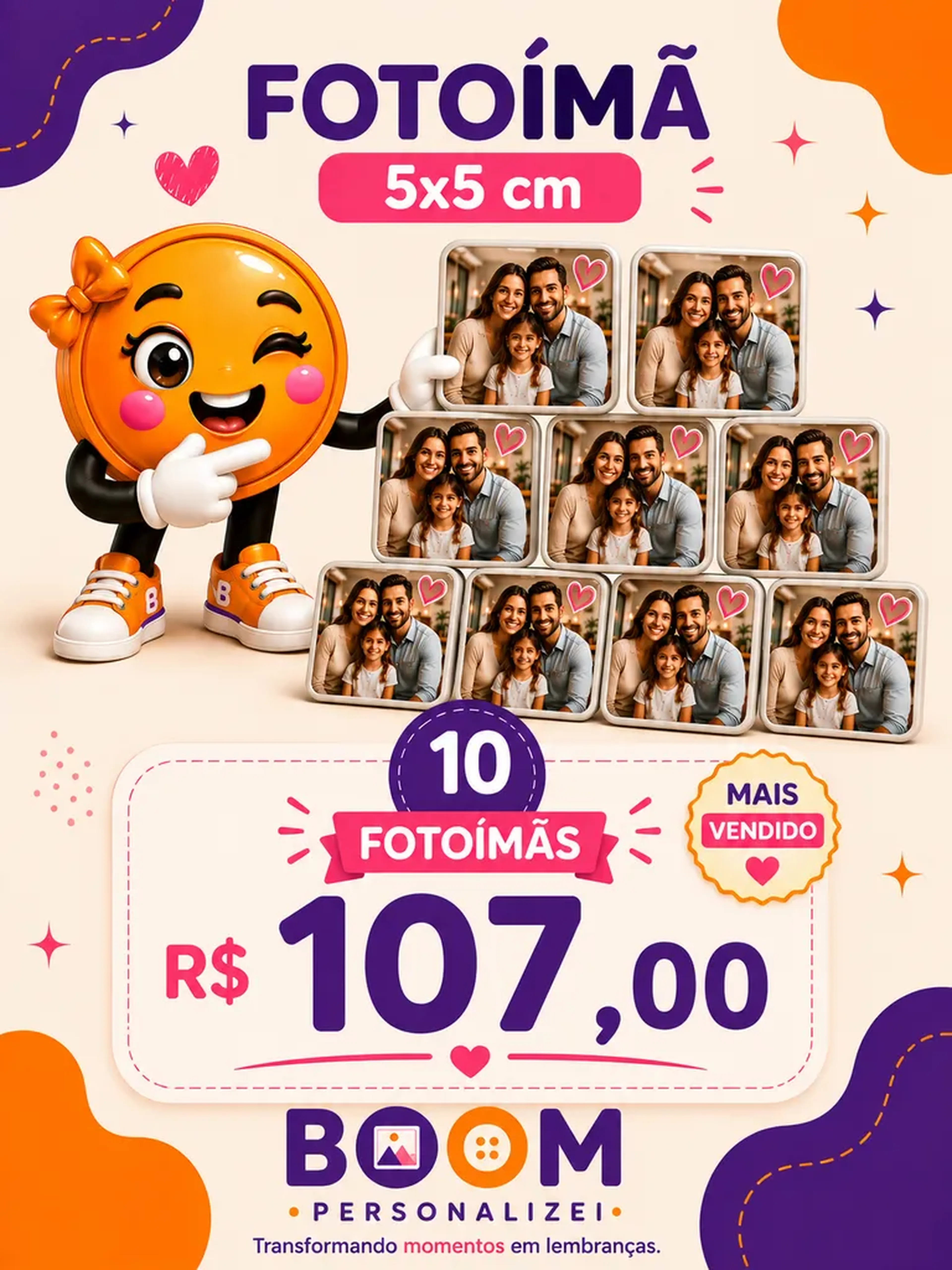 Fotoimã 10unidades (MAIS VENDIDO) imagem
