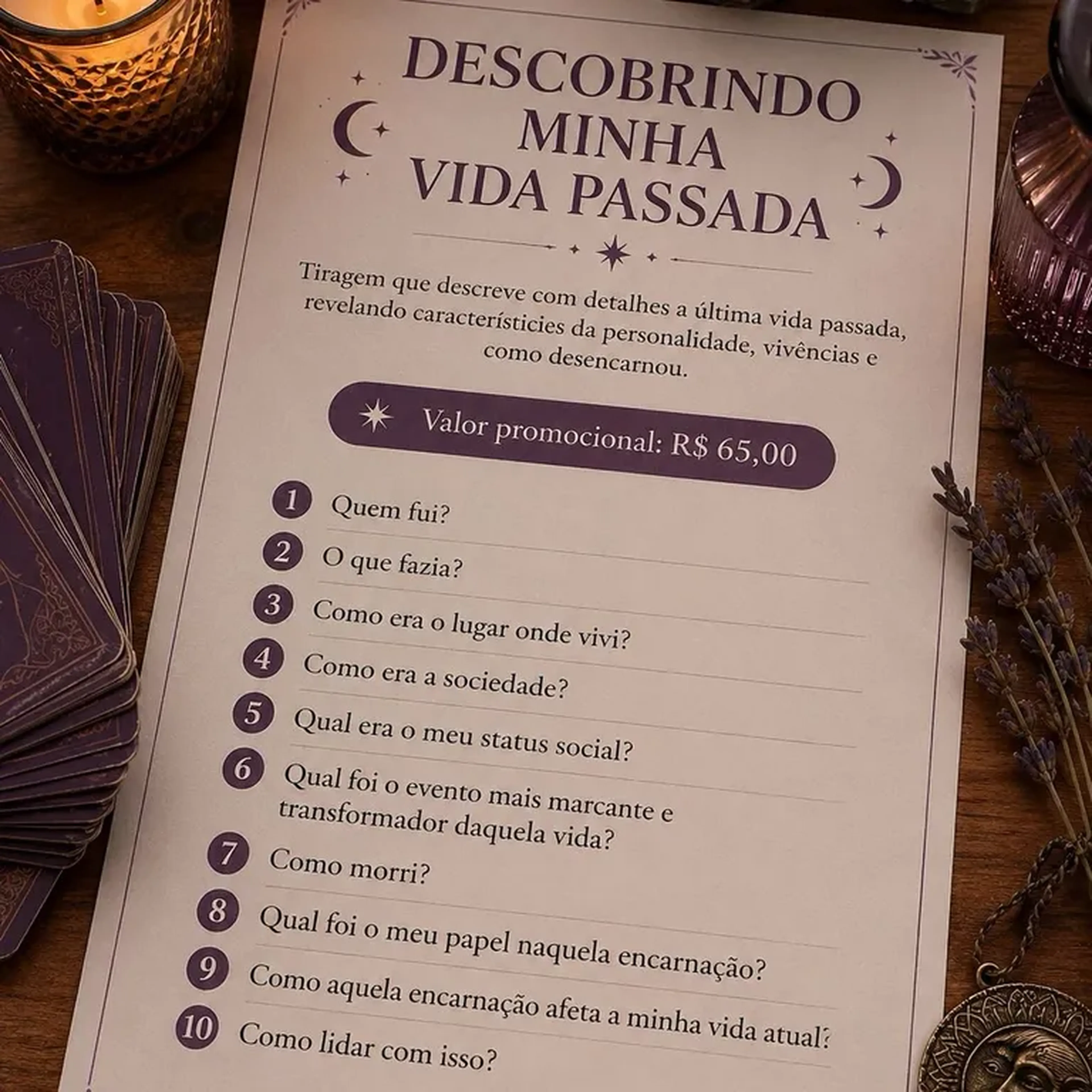 Descobrindo Minha Vida Passada imagem