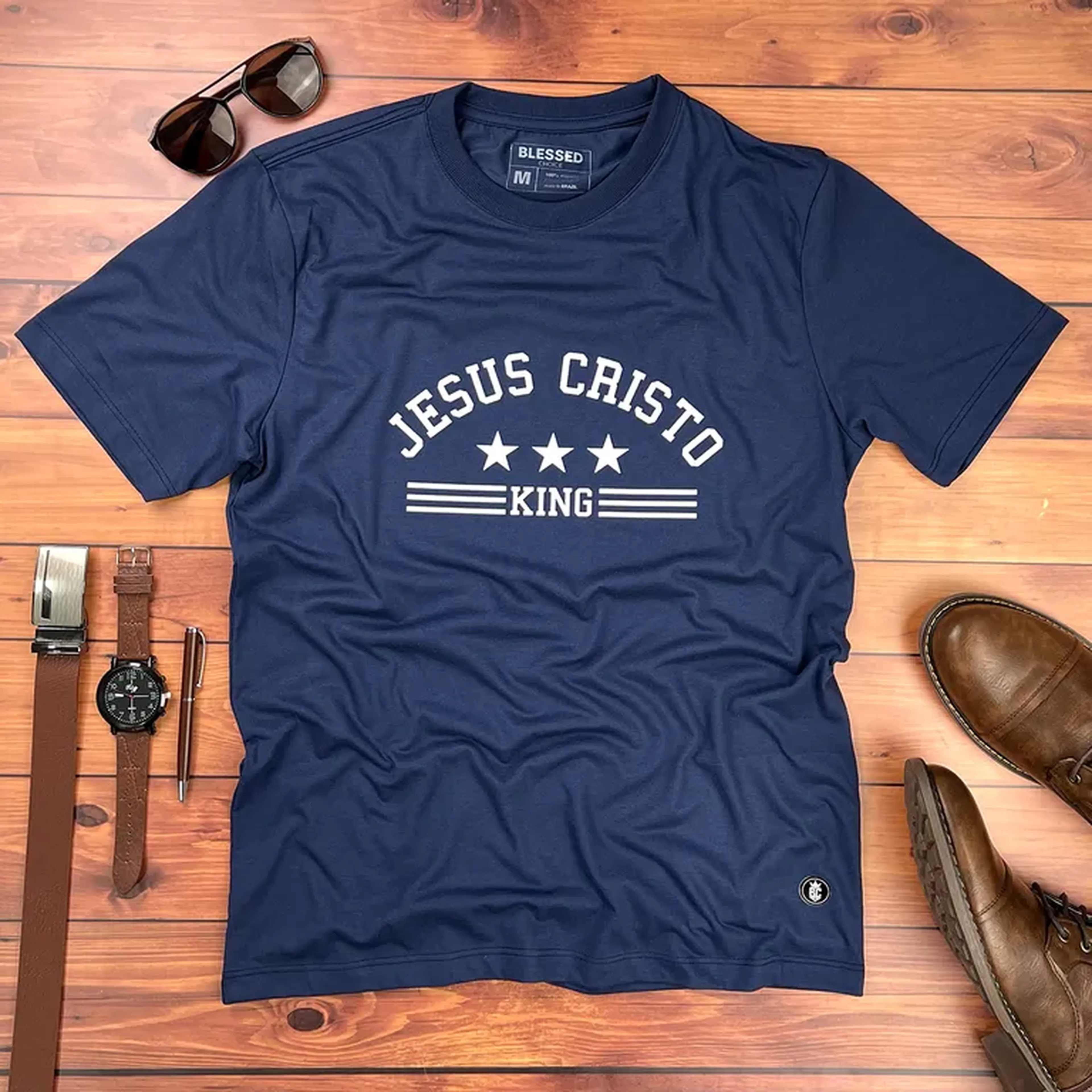 Camiseta Jesus Cristo King imagem