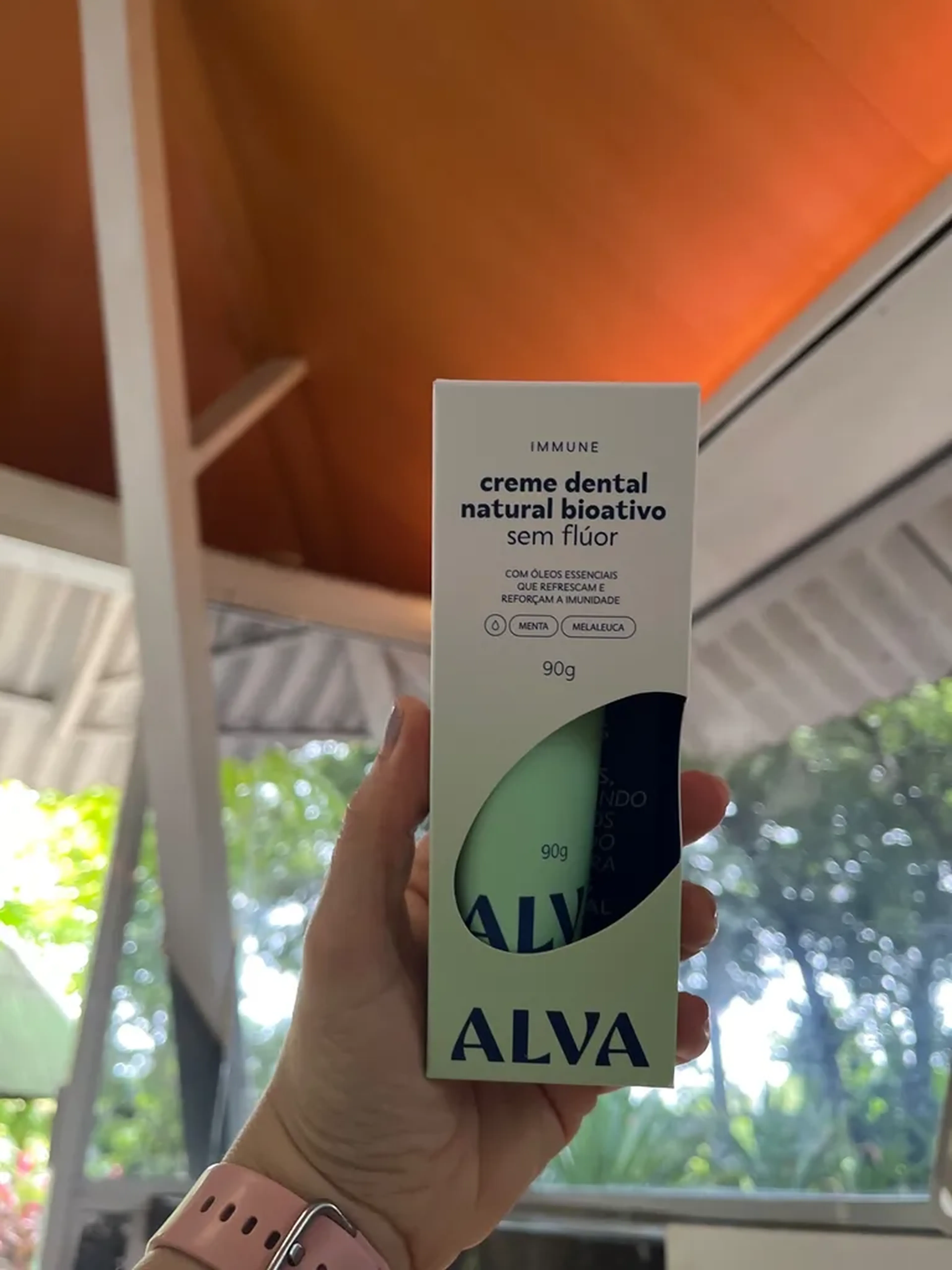 Creme Dental Sem Fluor (menta e melaleuca) imagem