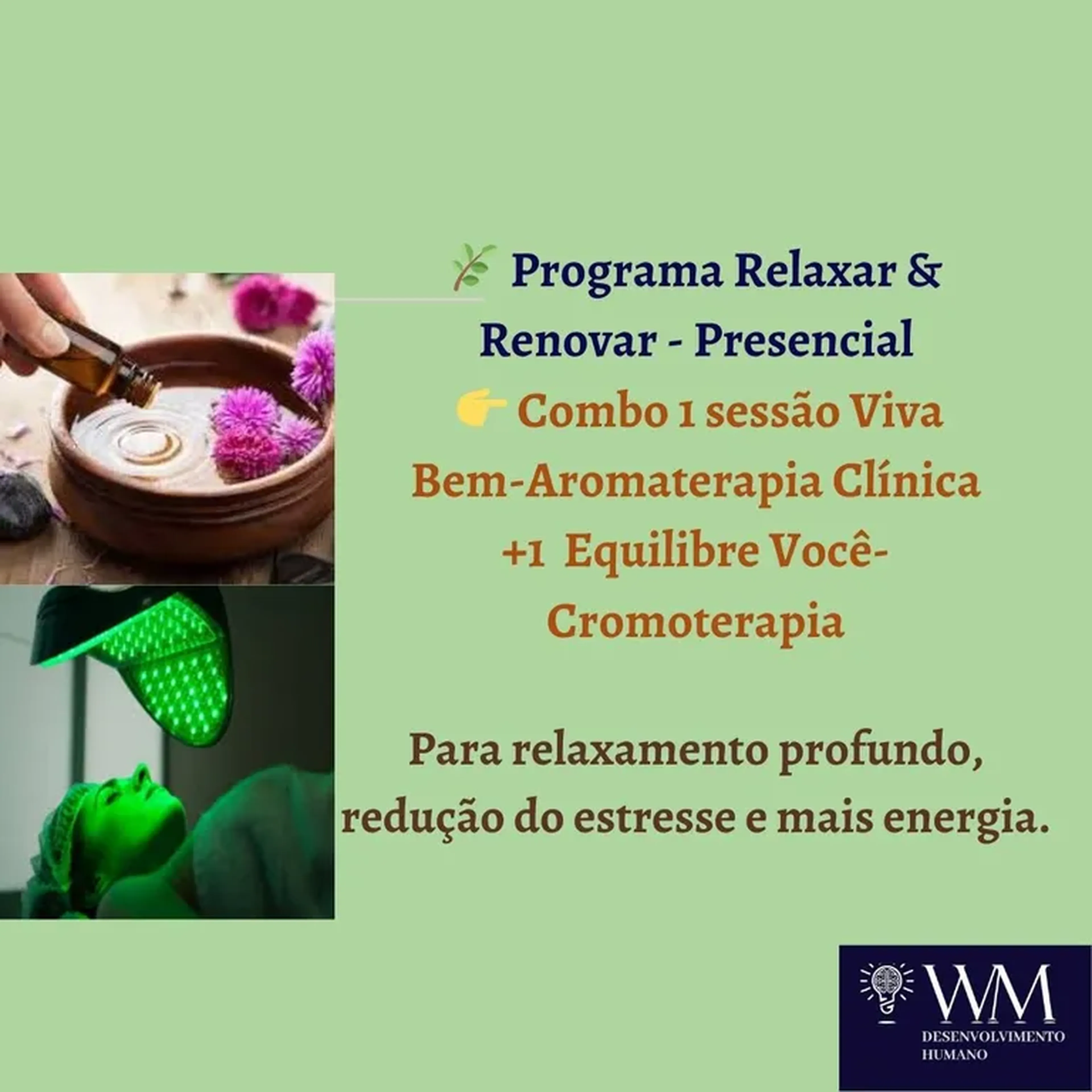 Combo Relaxar e Renovar - Presencial imagem