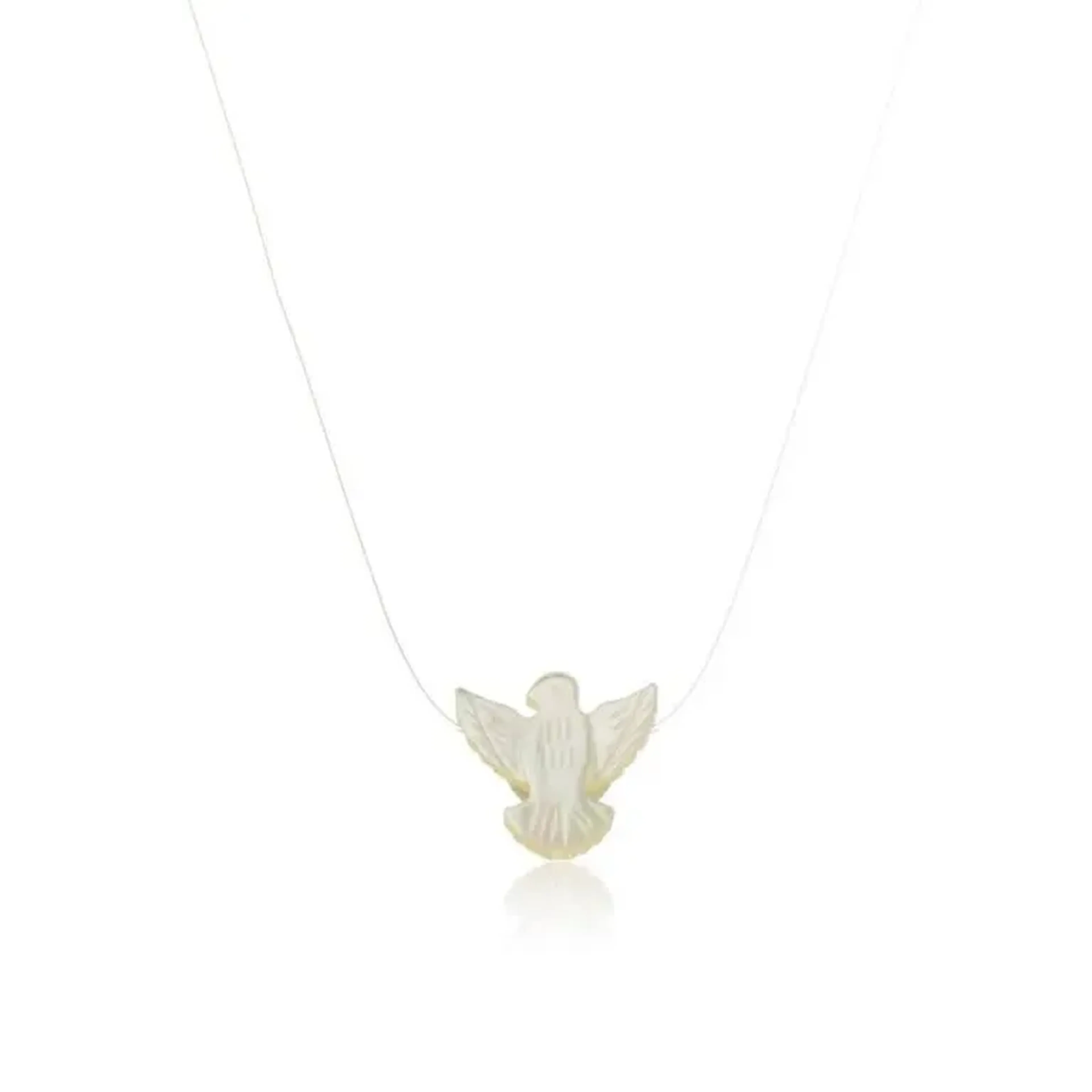 Gargantilha Espírito Santo Madre Pérola Nylon imagem