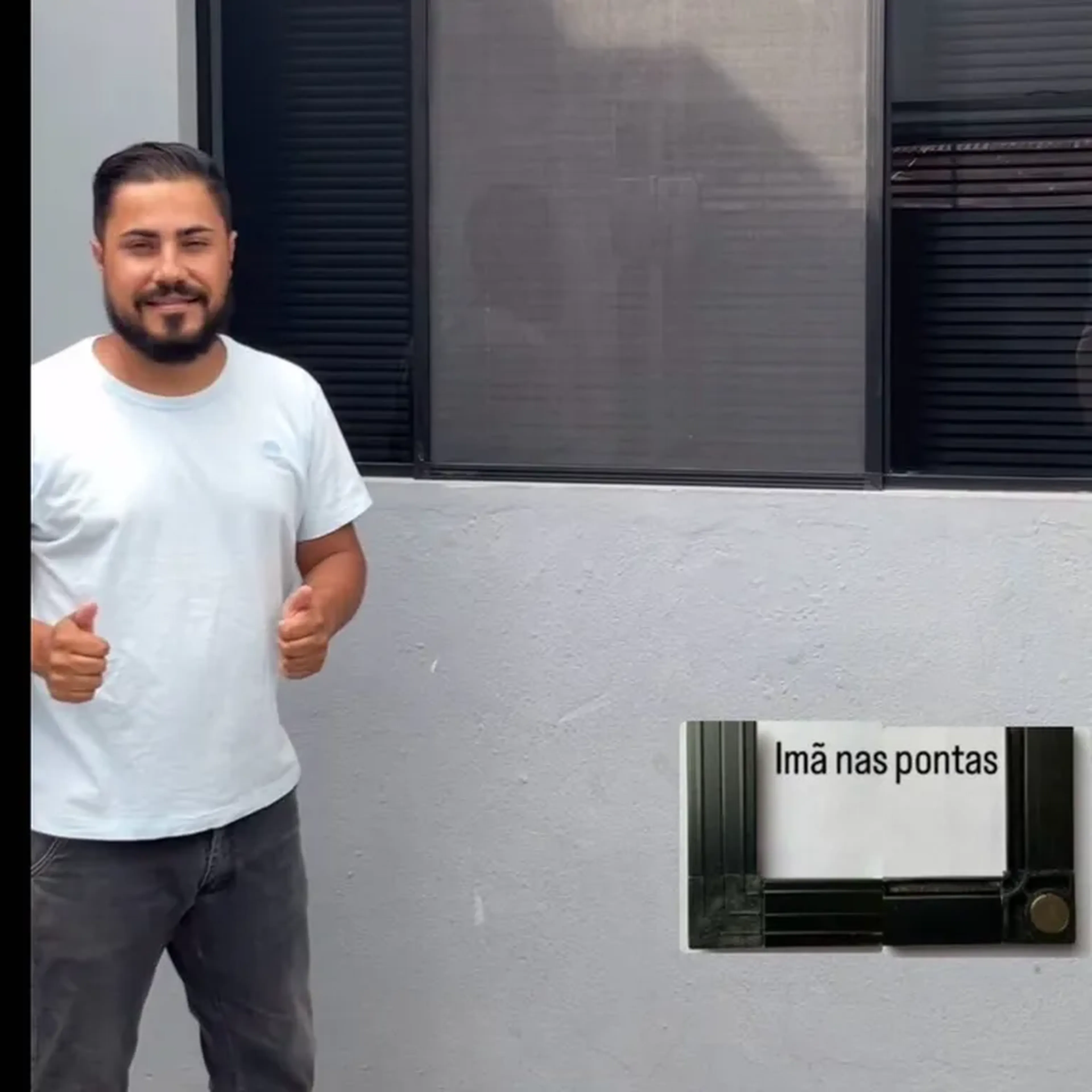 TELA DESLIZANTE BANHEIRO FRETE GRÁTIS 80x80 PRETA OU BRANCA imagem