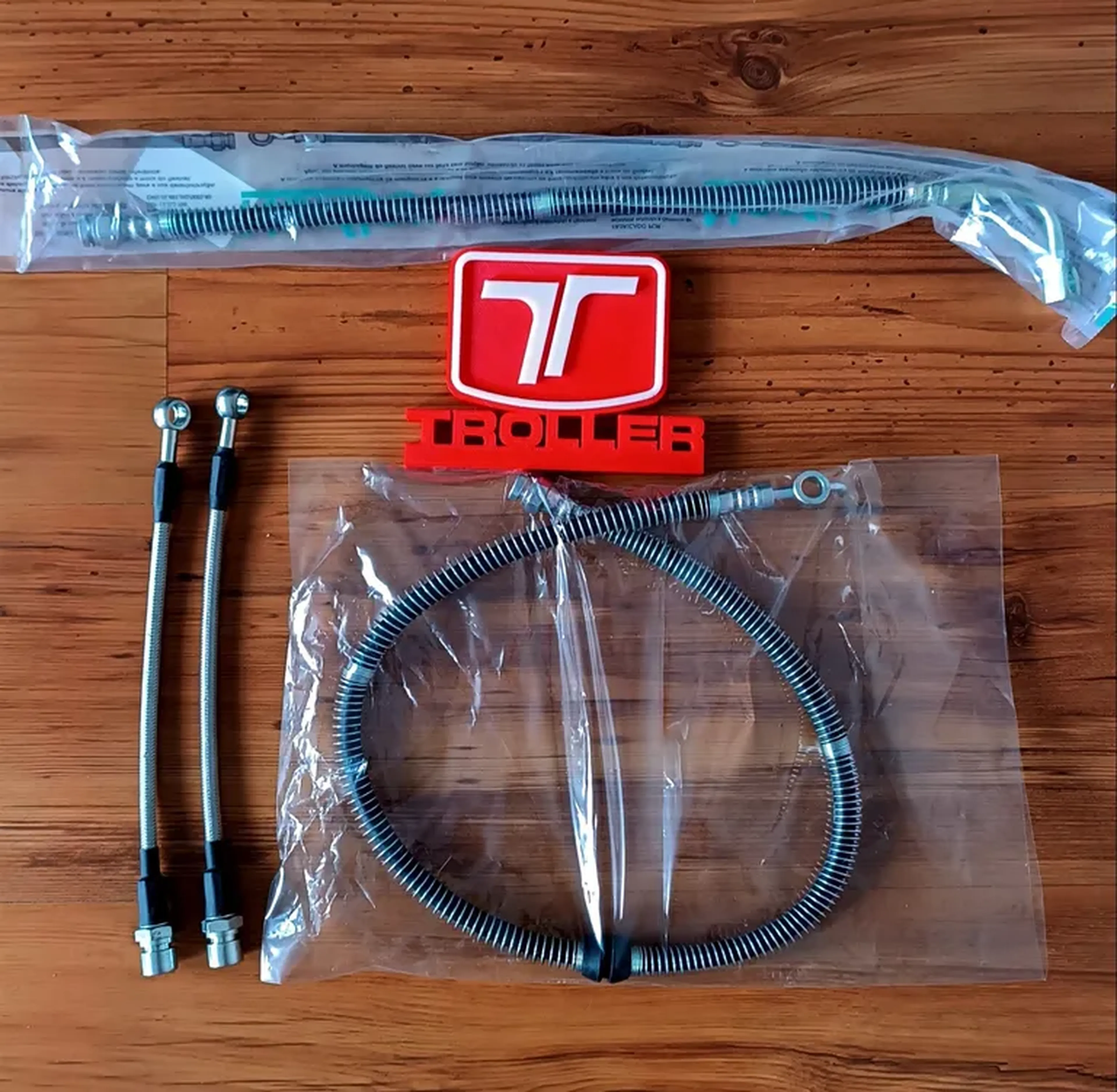 Kit Flexiveis de Freio Dianteiro Troller ate 2014 imagem