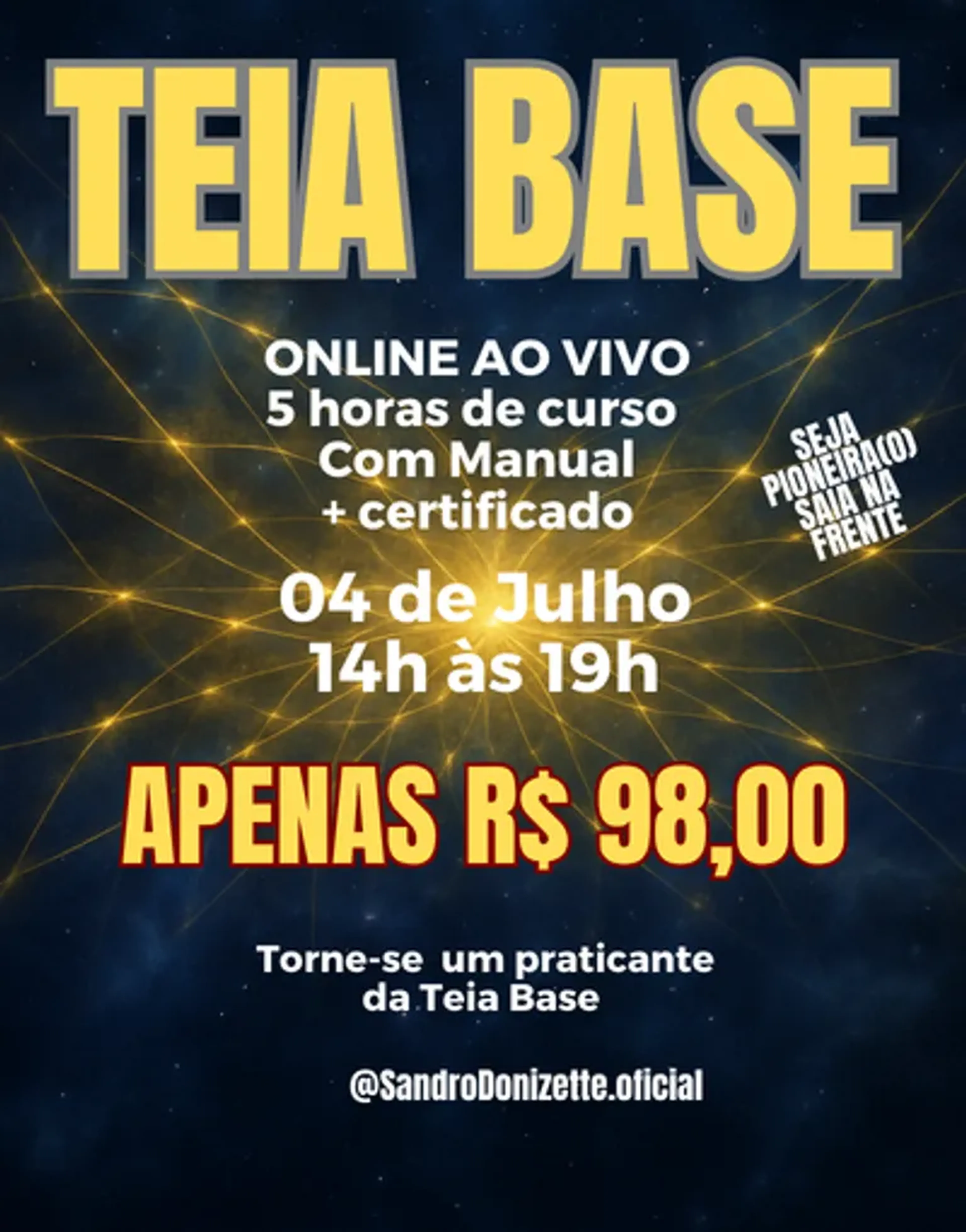TEIA BASE 04 de JULHO - de 294,00 por apenas 98,00 imagem