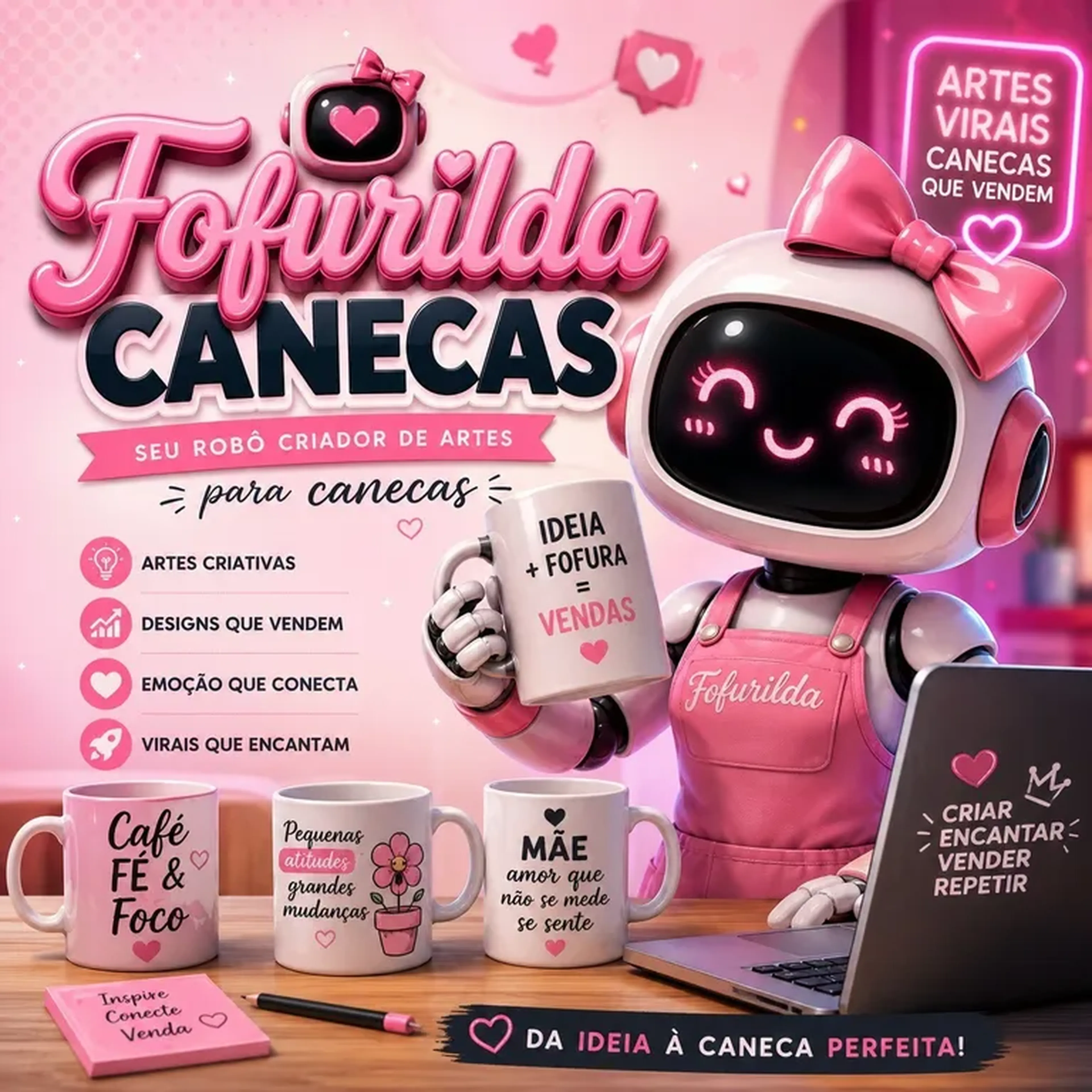 Assistente Fofurilda Canecas imagem
