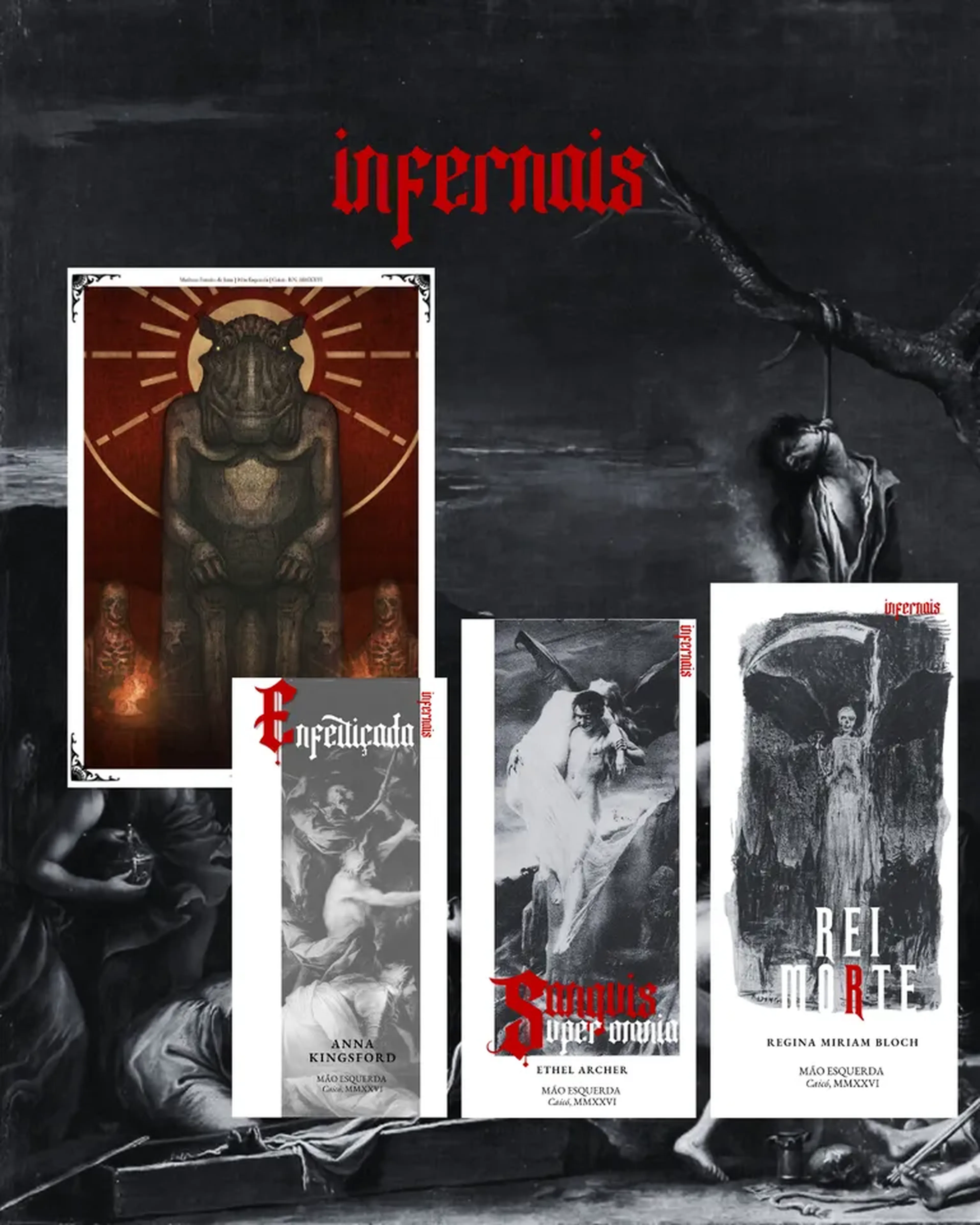 INFERNAIS - 3 folhetos + pôster (frete grátis) imagem