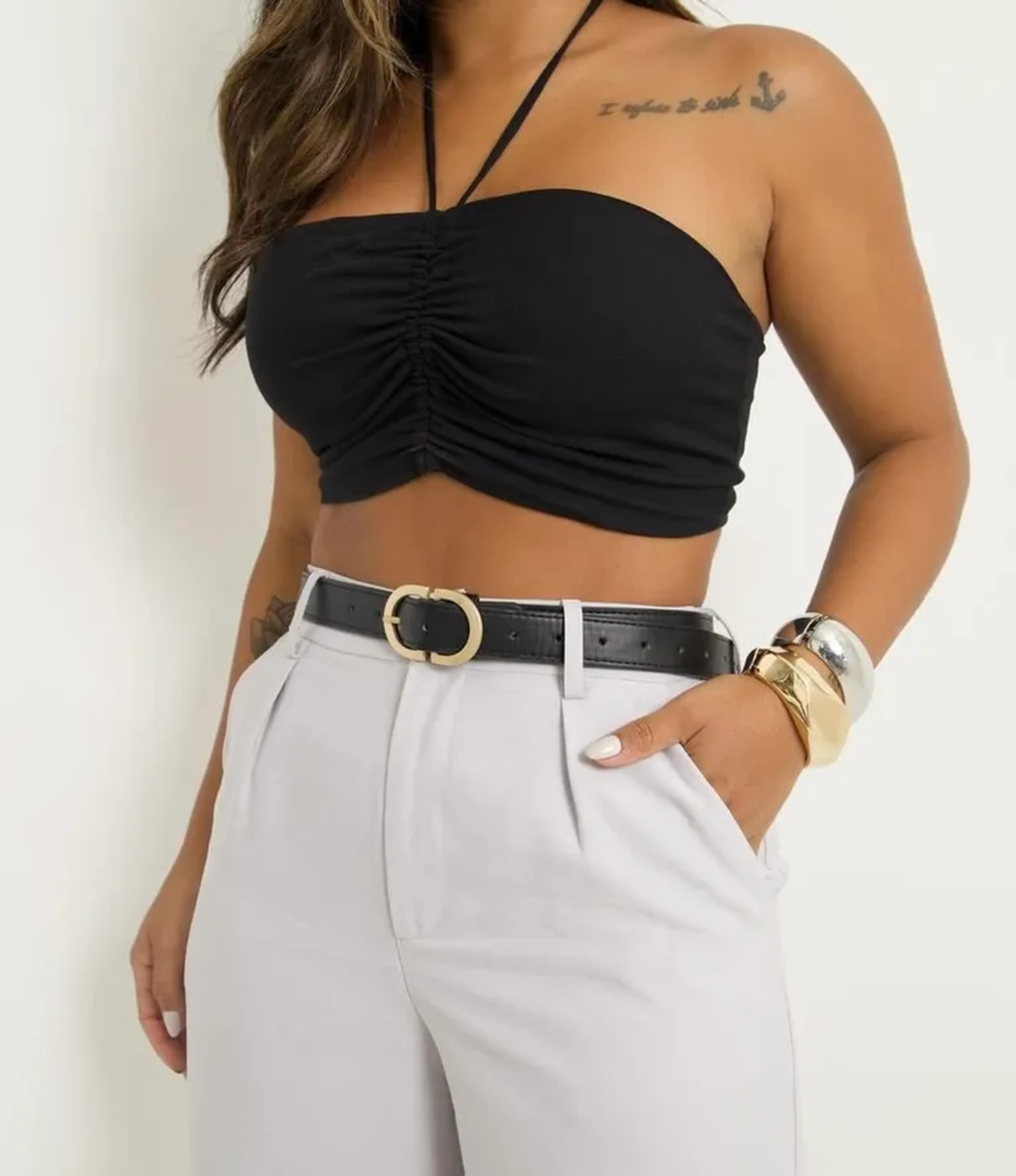 Cropped em viscosarja imagem
