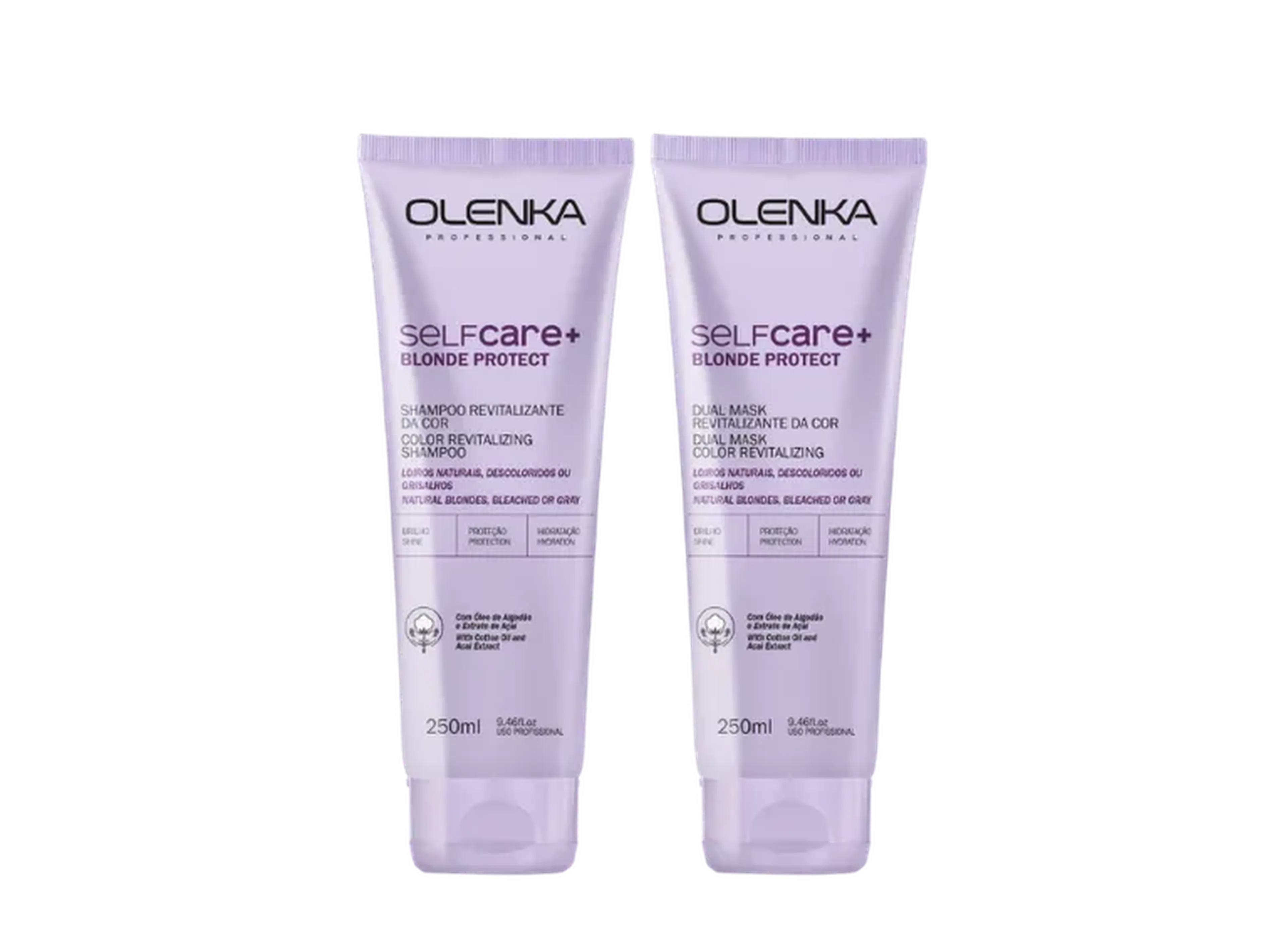 Kit Self Care Blonde Protect 250ml ( Sh + Mask + C imagem